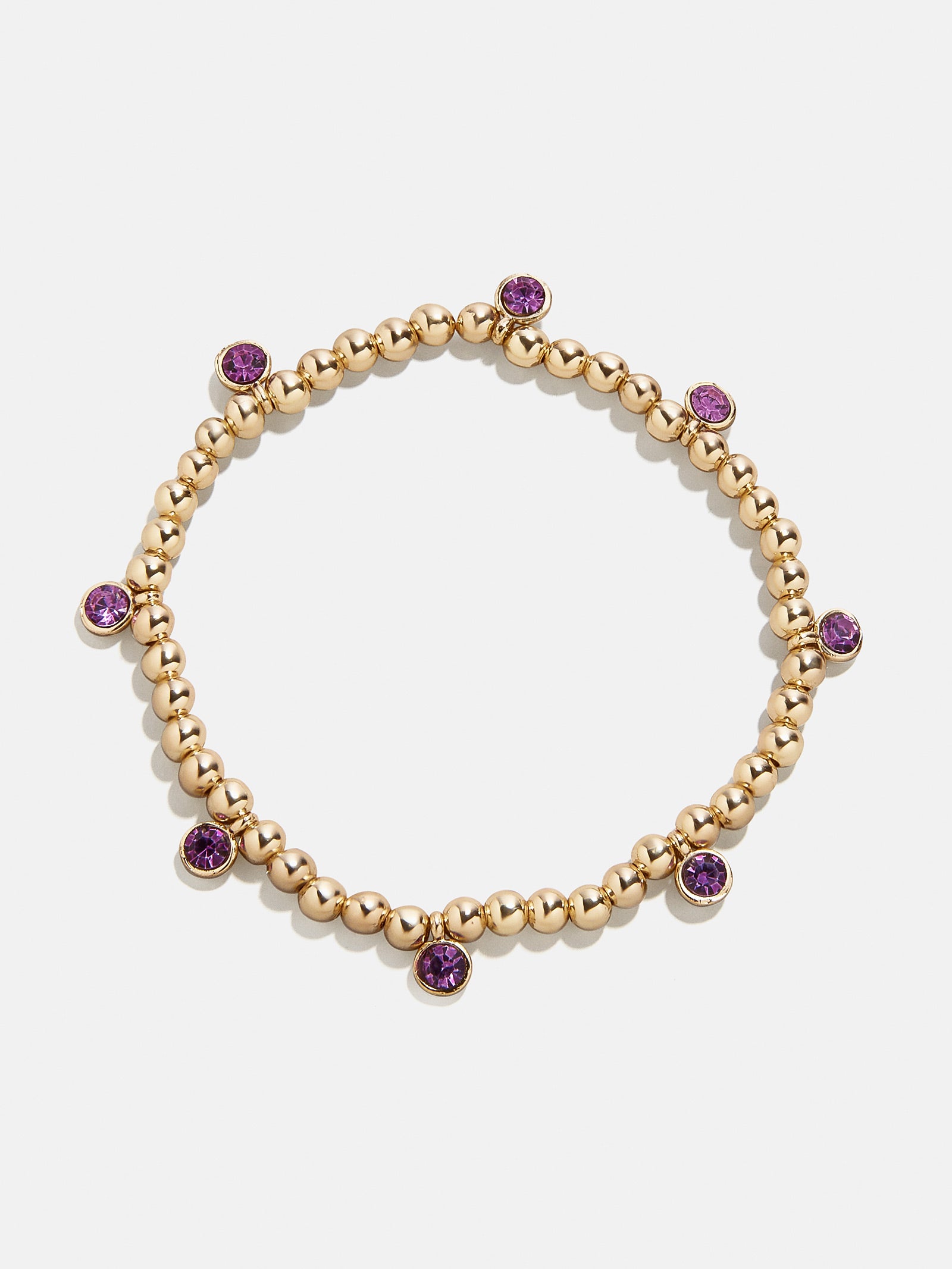 Birthstone Pisa Bracelet - Amethyst-Blues Comming