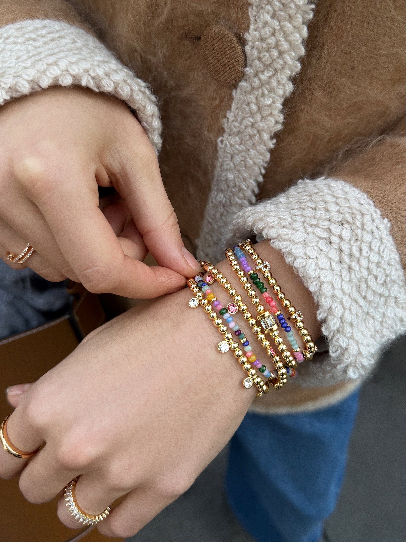 Birthstone Pisa Bracelet - Light Amethyst-Blues Comming