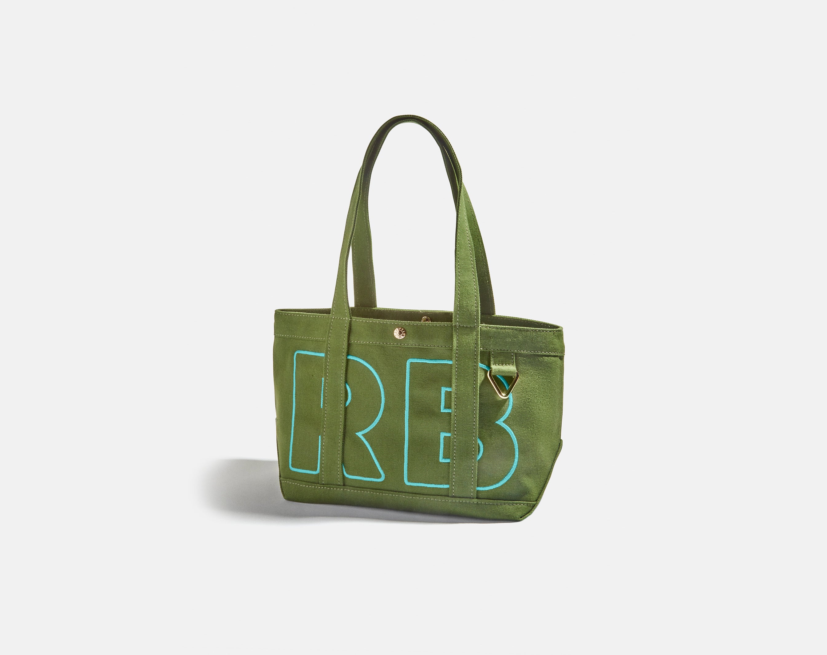 Custom Alpha Tote - Olive Green-Blues Comming