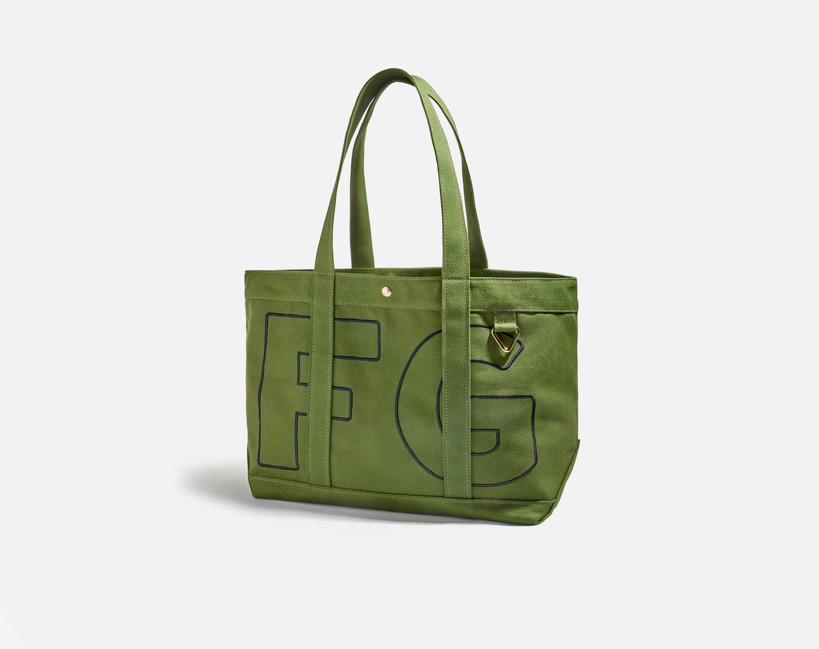 Custom Alpha Tote - Olive Green-Blues Comming