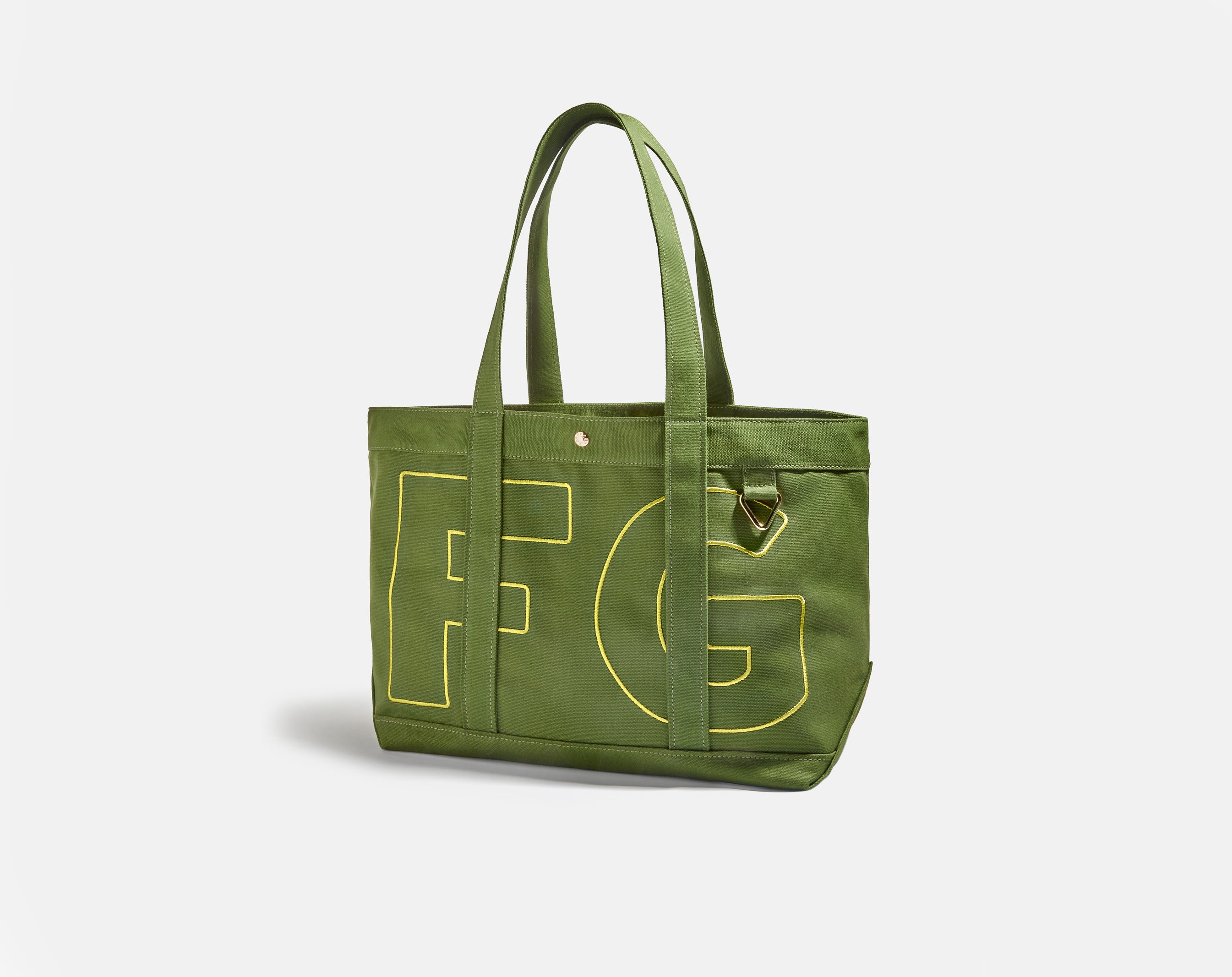 Custom Alpha Tote - Olive Green-Blues Comming