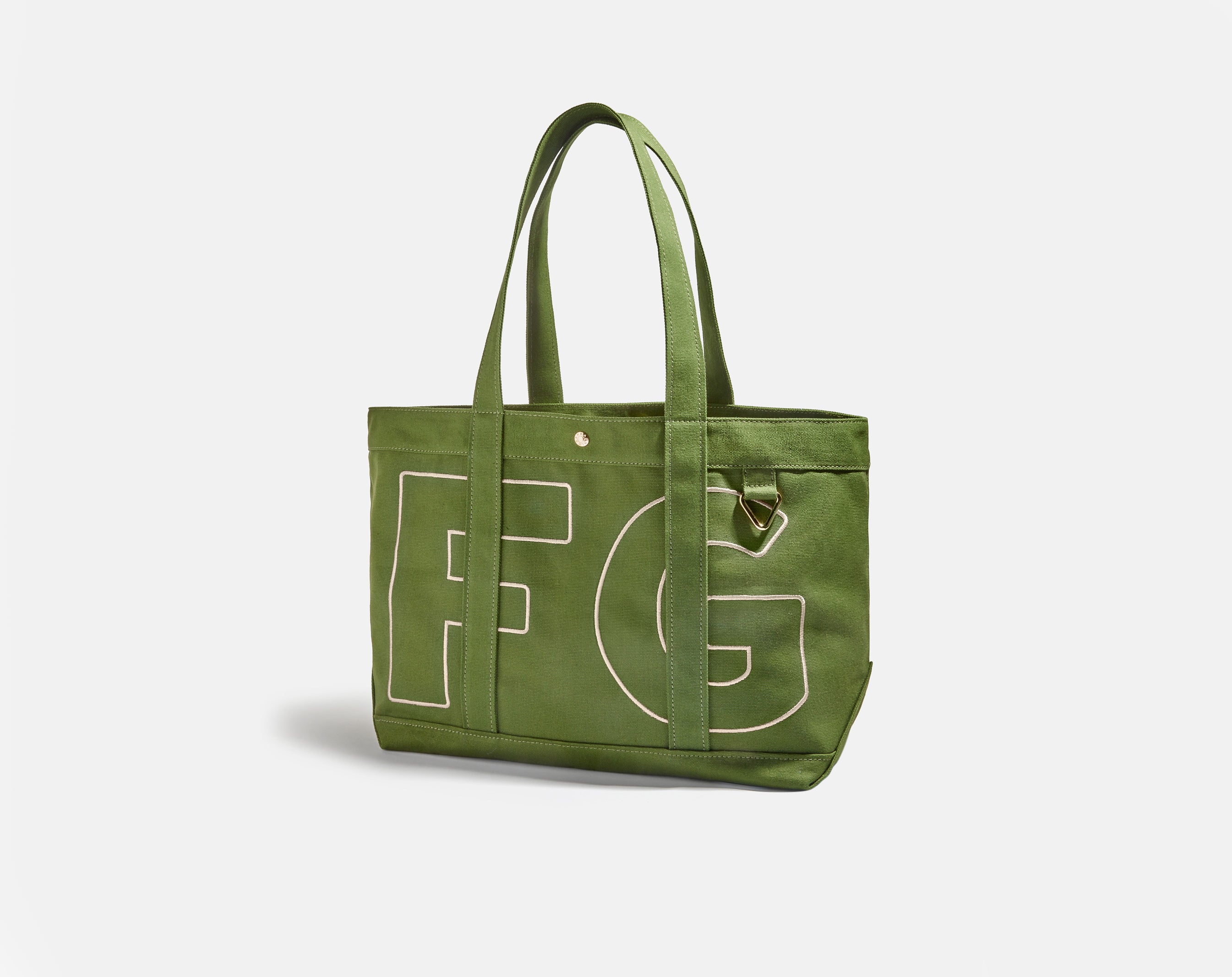 Custom Alpha Tote - Olive Green-Blues Comming