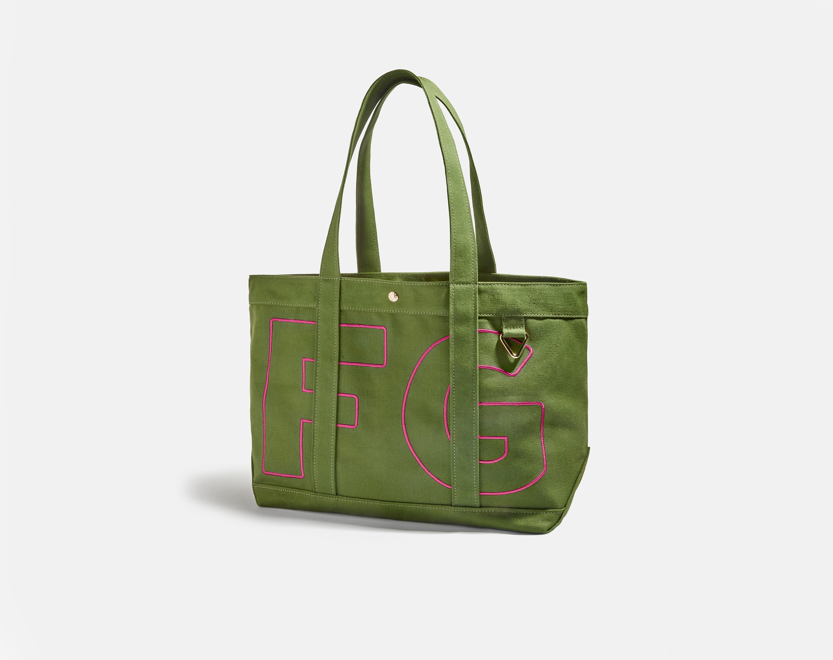 Custom Alpha Tote - Olive Green-Blues Comming