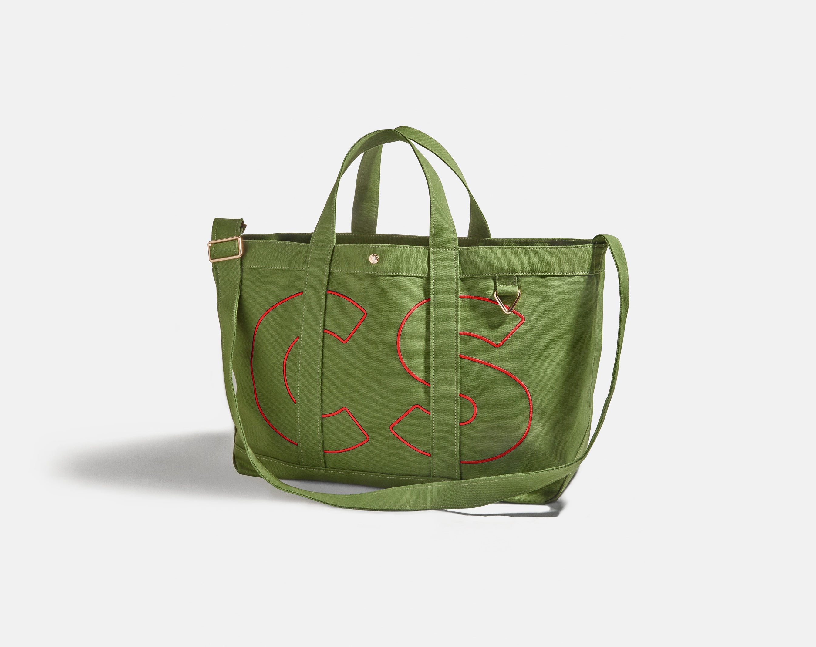 Custom Alpha Tote - Olive Green-Blues Comming