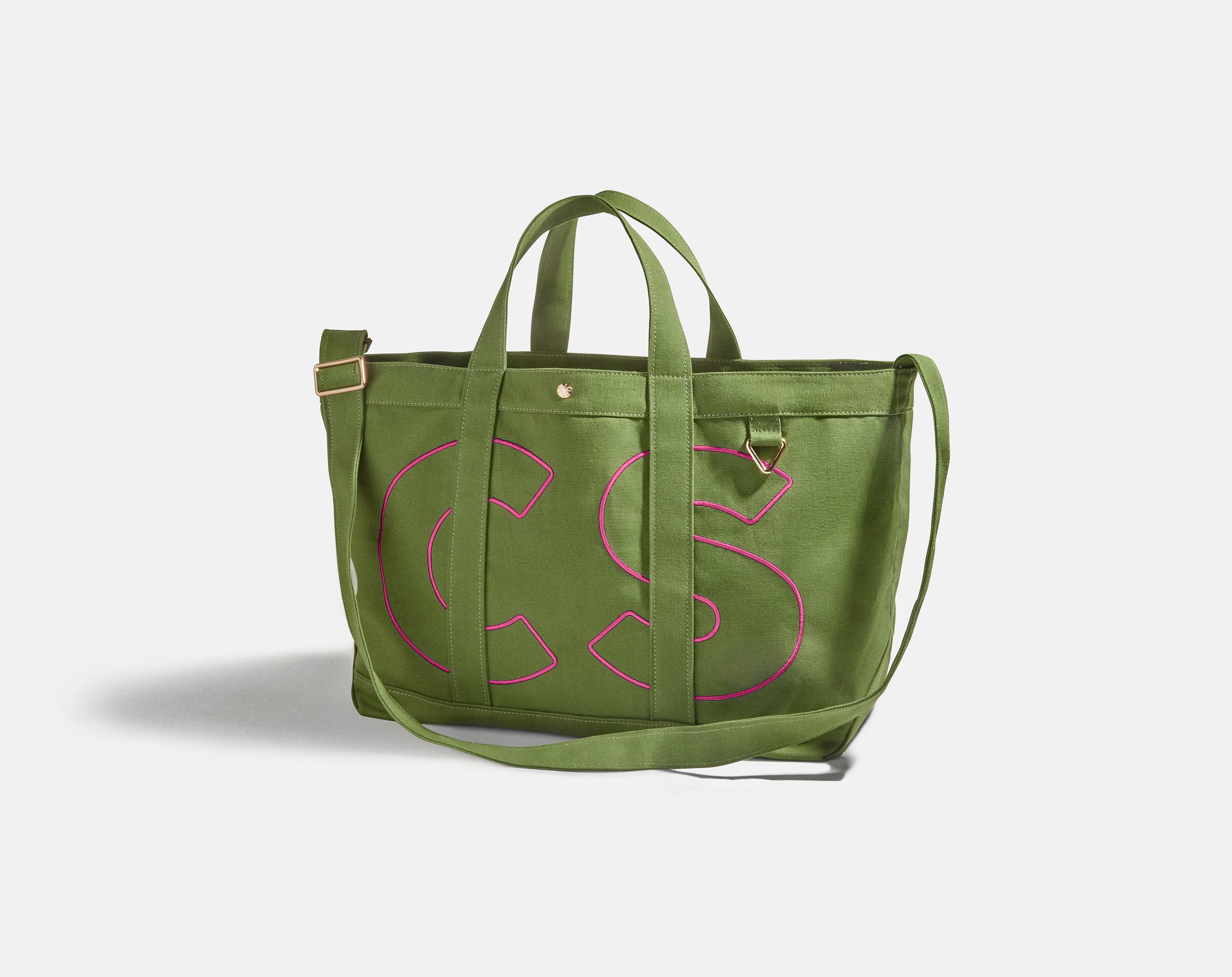 Custom Alpha Tote - Olive Green-Blues Comming