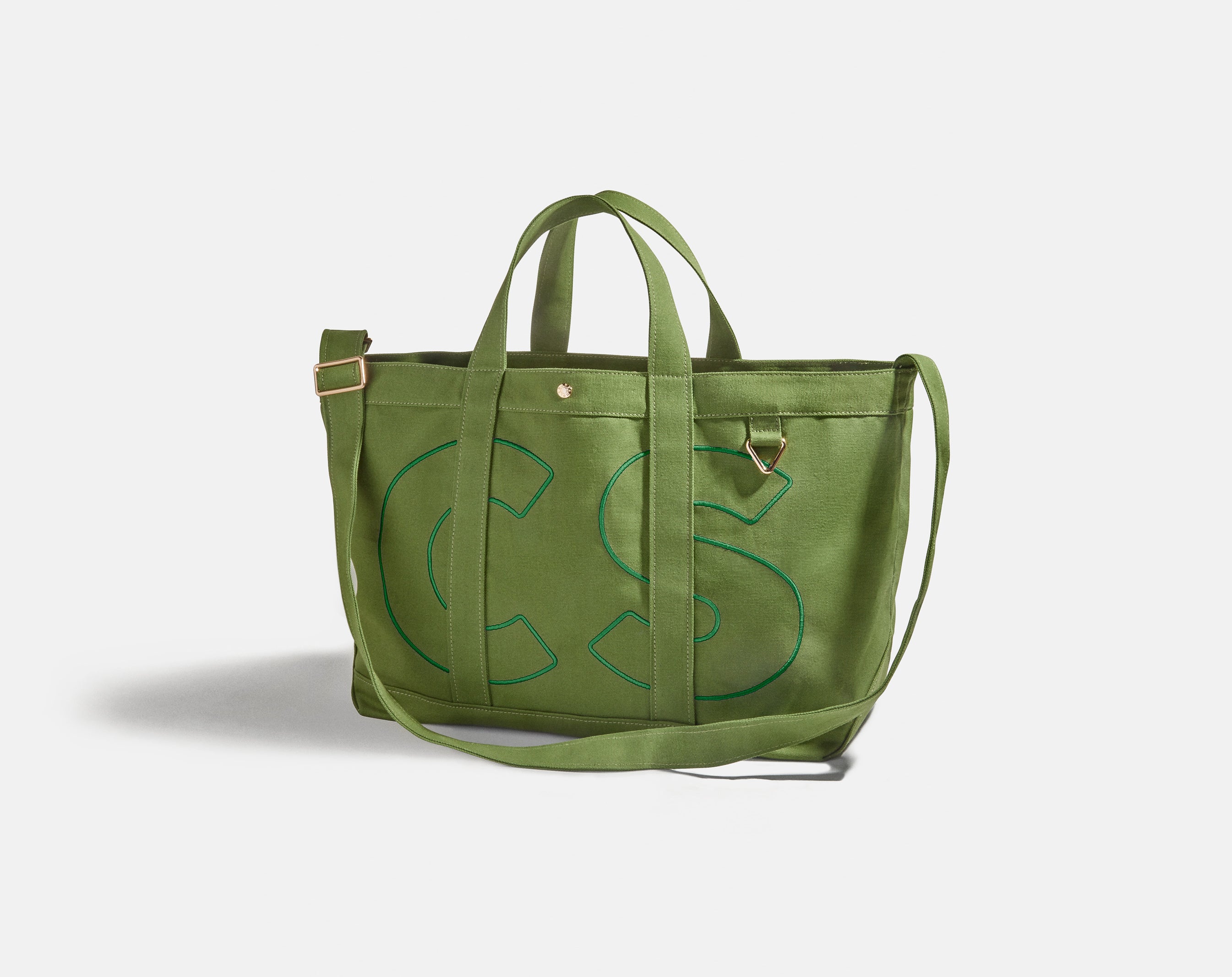 Custom Alpha Tote - Olive Green-Blues Comming