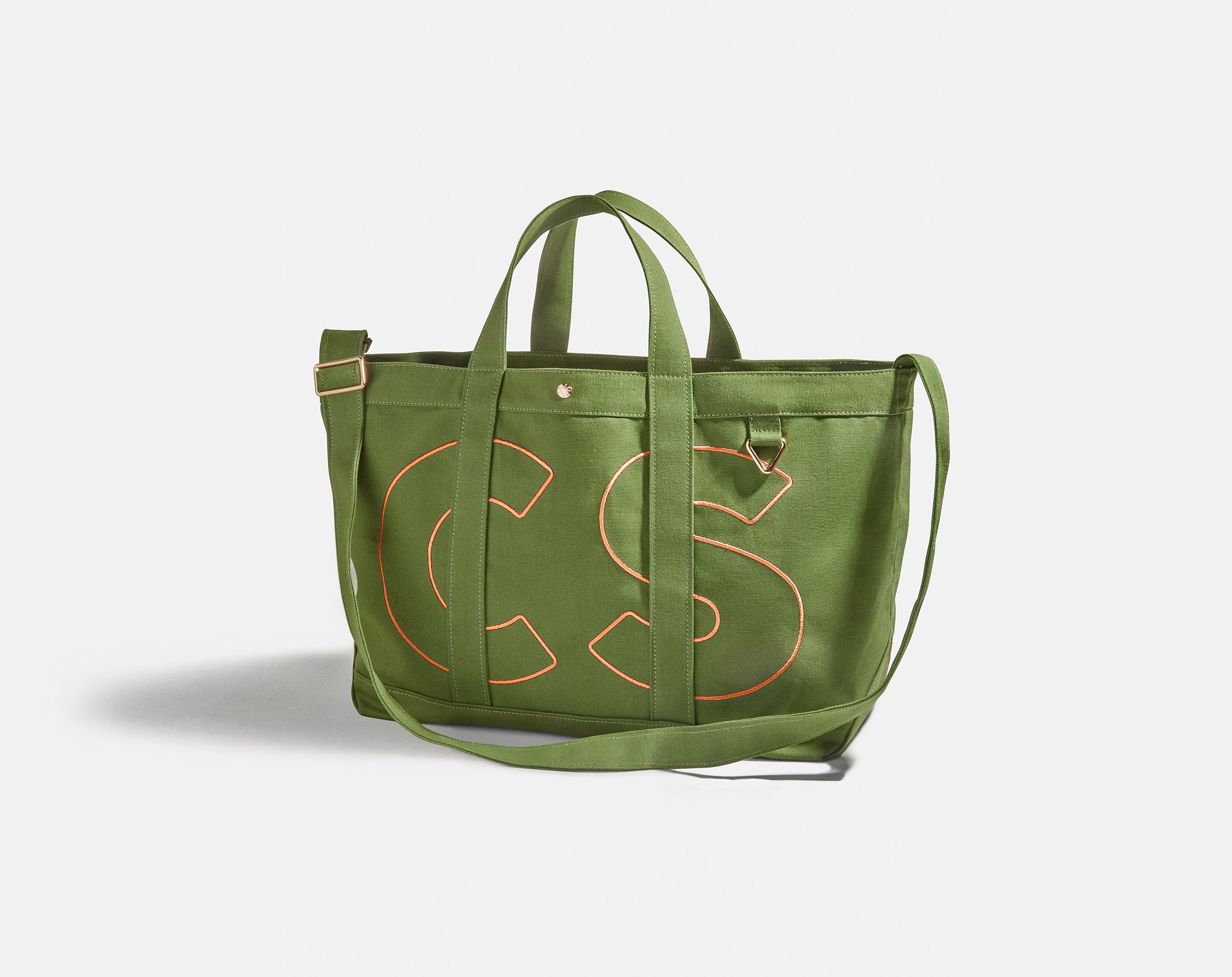 Custom Alpha Tote - Olive Green-Blues Comming