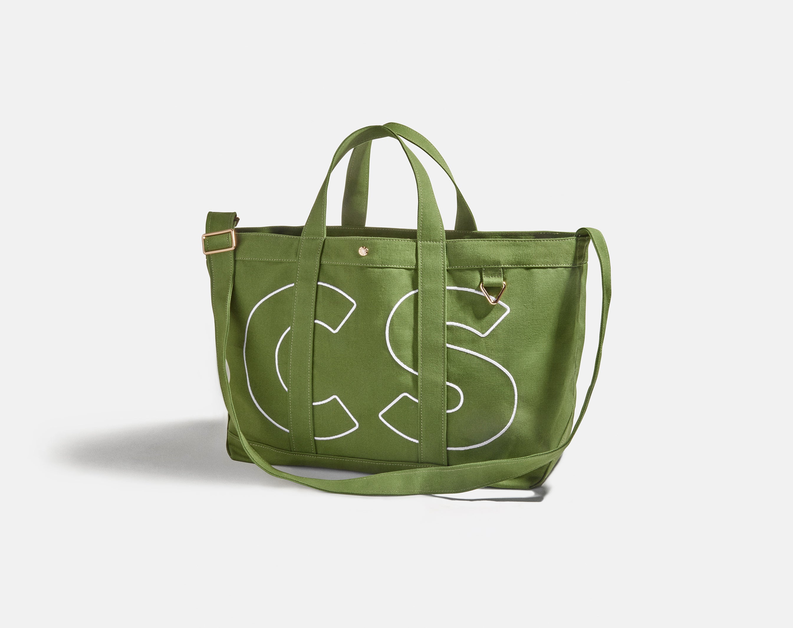 Custom Alpha Tote - Olive Green-Blues Comming