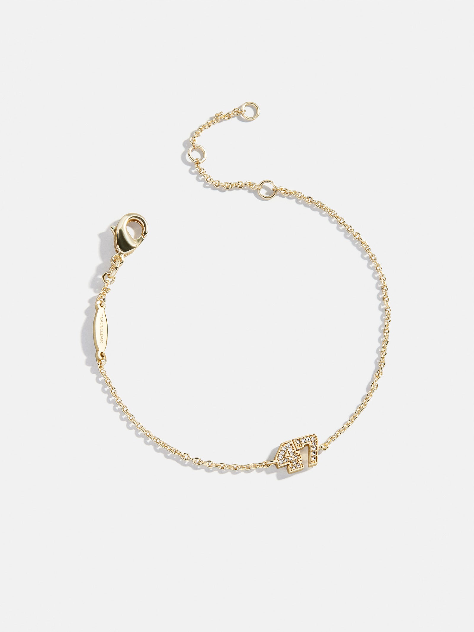 Varsity Number Custom Bracelet - One Gold Station-Blues Comming