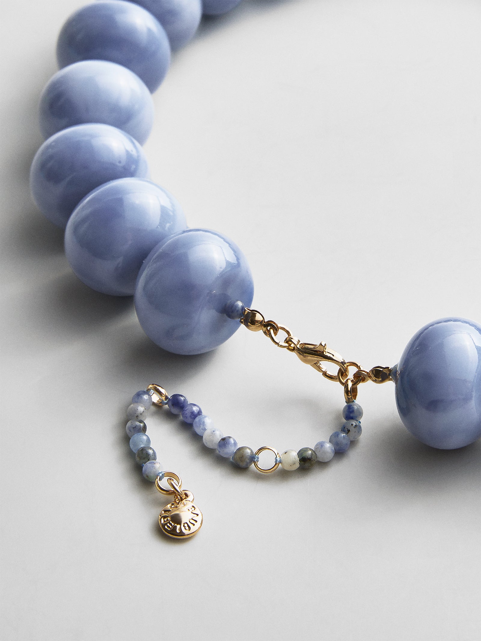 Joan Semi-Precious Necklace - Blue Sodalite-Blues Comming