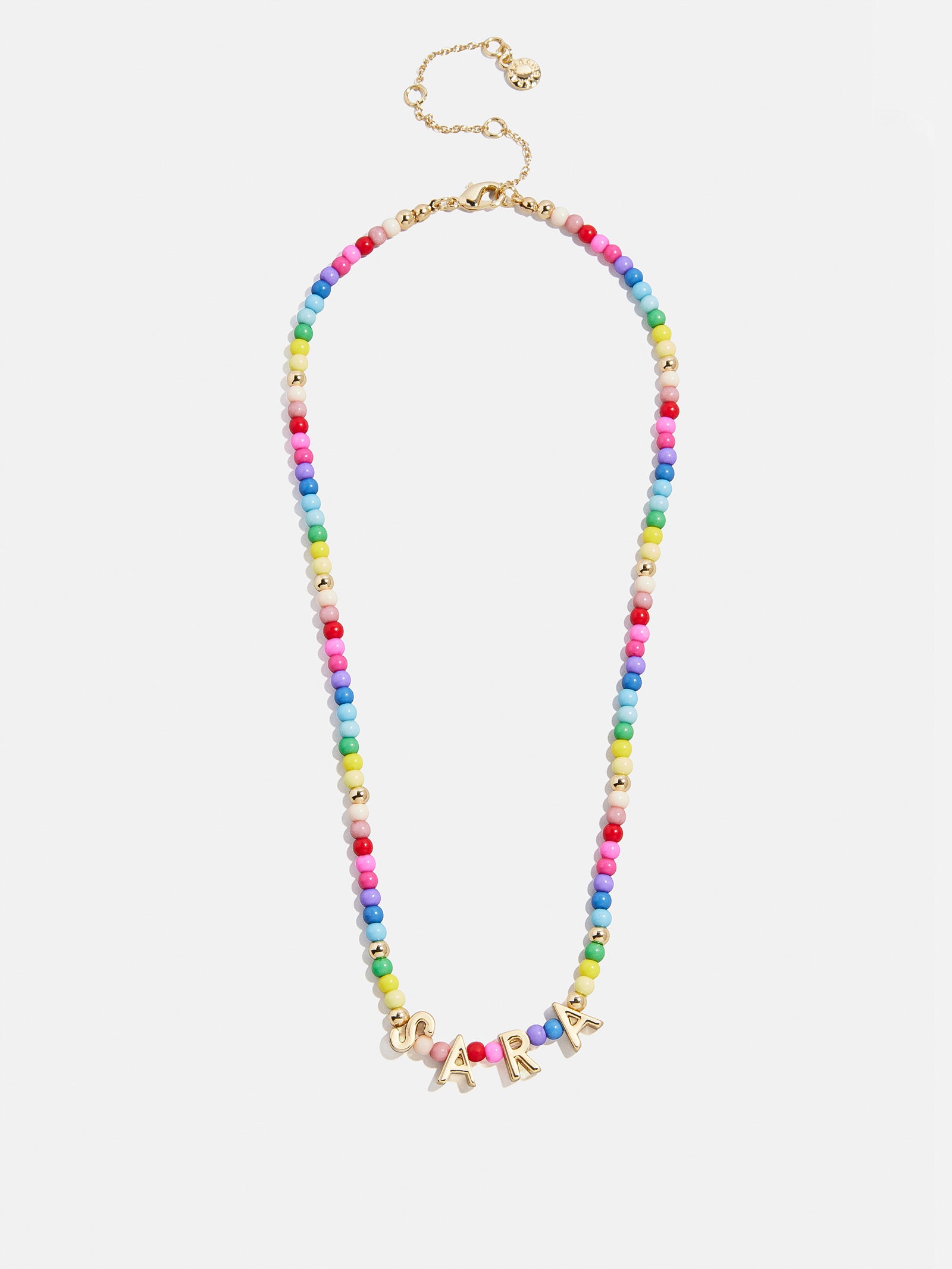 Bead Mine Kids' Custom Name Necklace - Multi-Blues Comming