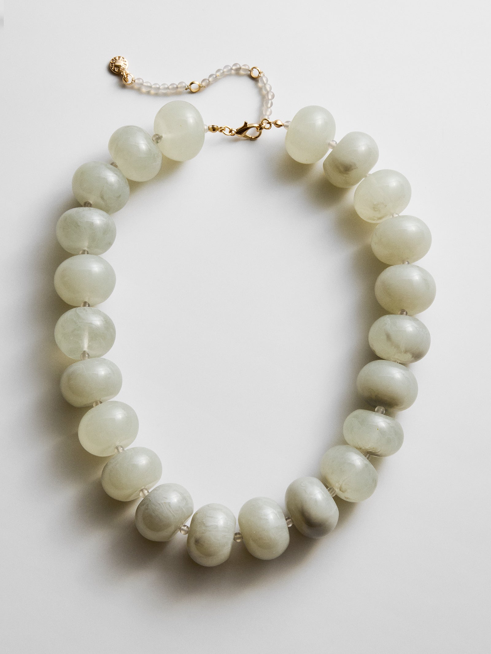Joan Semi-Precious Necklace - Gray Quartz-Blues Comming