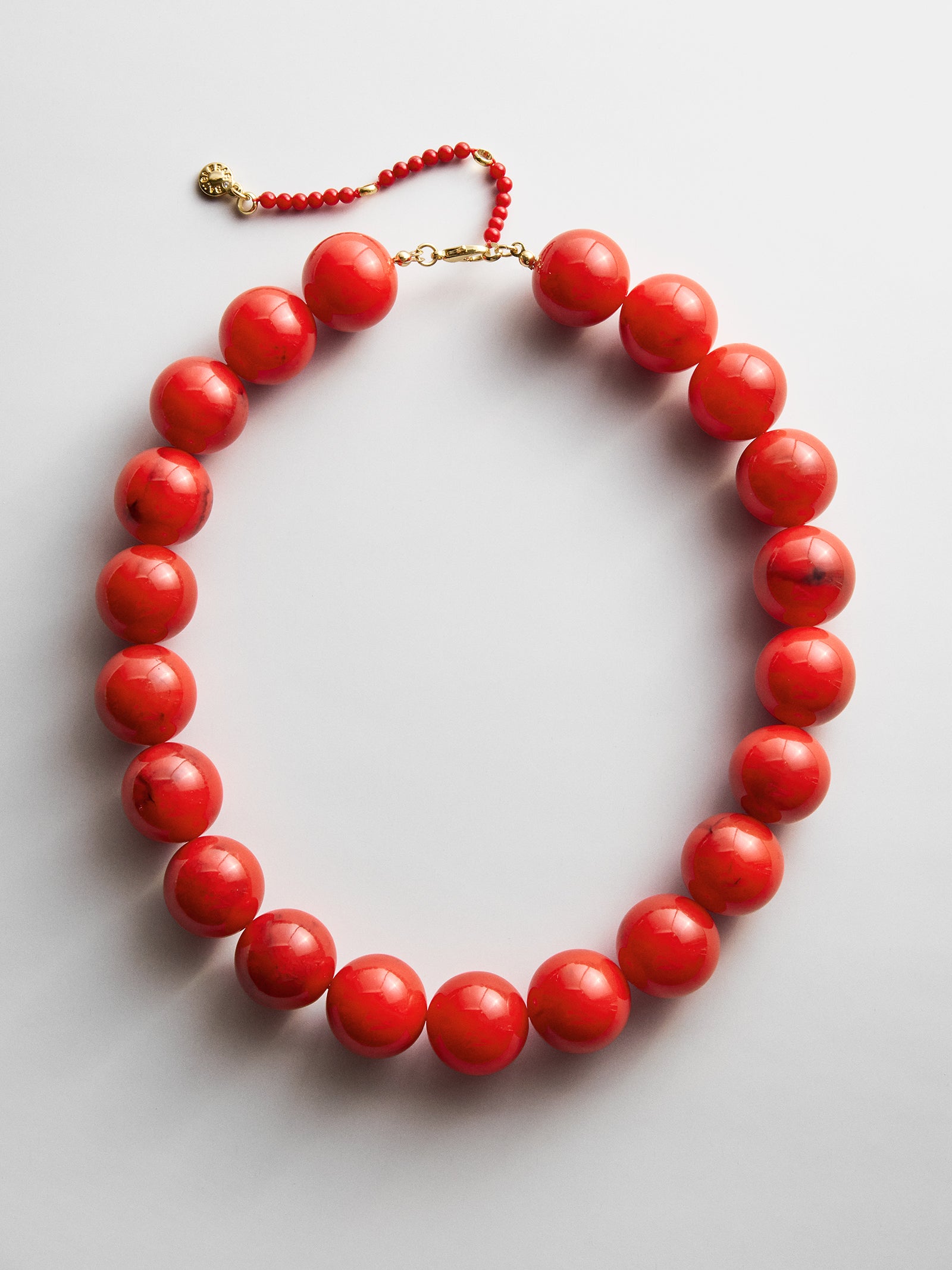 Jane Beaded Necklace - Red Jasper-Blues Comming