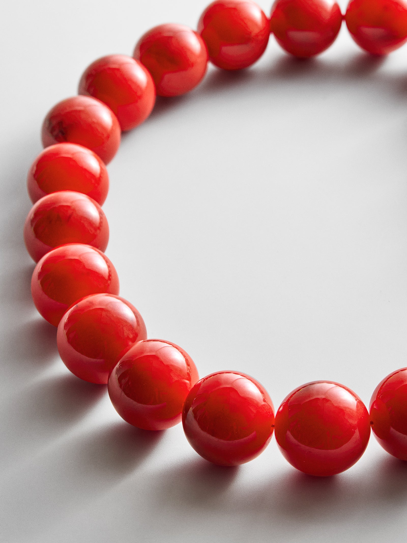 Jane Beaded Necklace - Red Jasper-Blues Comming