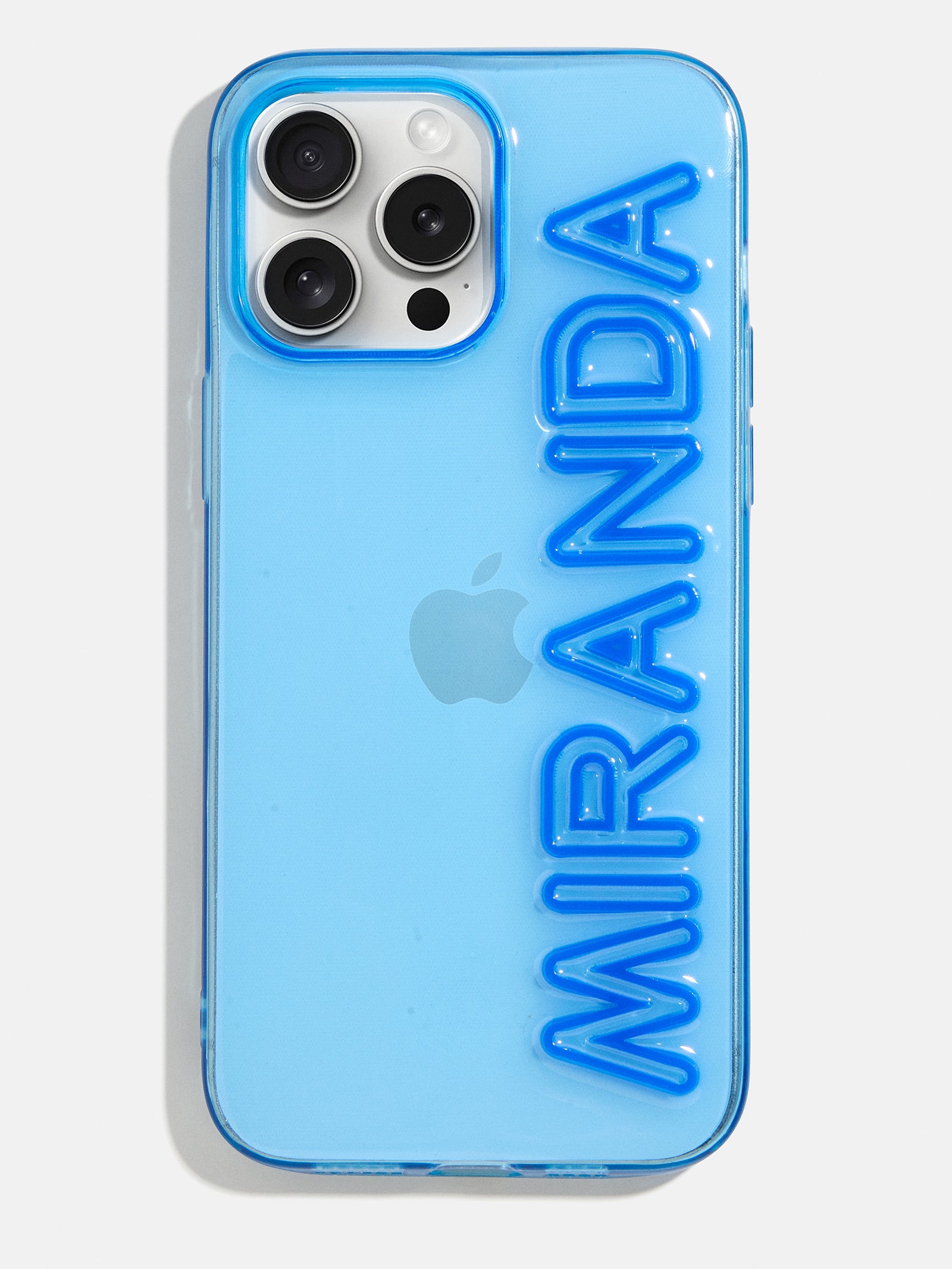 Fine Line Custom iPhone Case - Transparent Blue/Cobalt Blue-Blues Comming