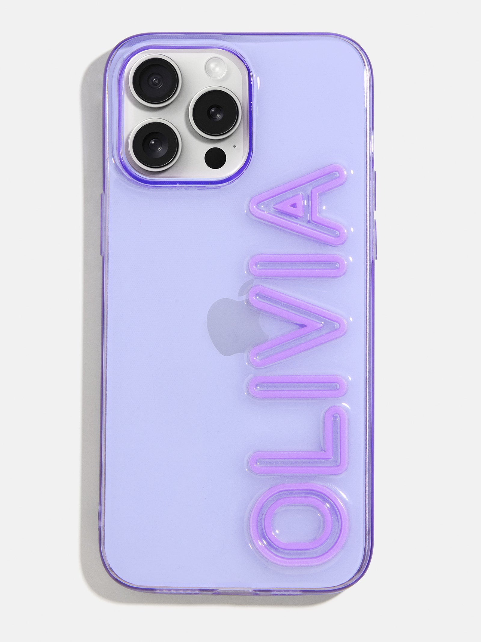 Fine Line Custom iPhone Case - Transparent Purple/Lavender-Blues Comming