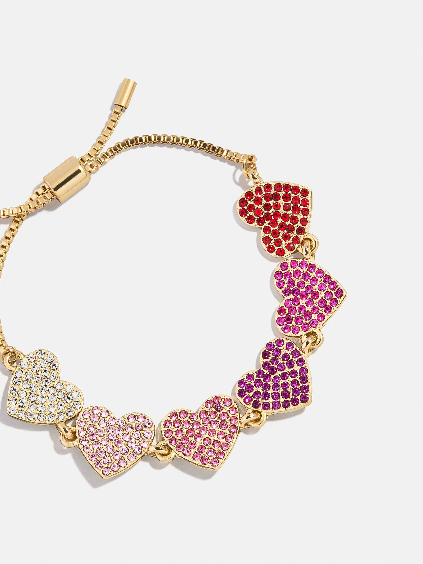 Hearts for Days Kids' Crystal Heart Bracelet - Pink Multi-Blues Comming