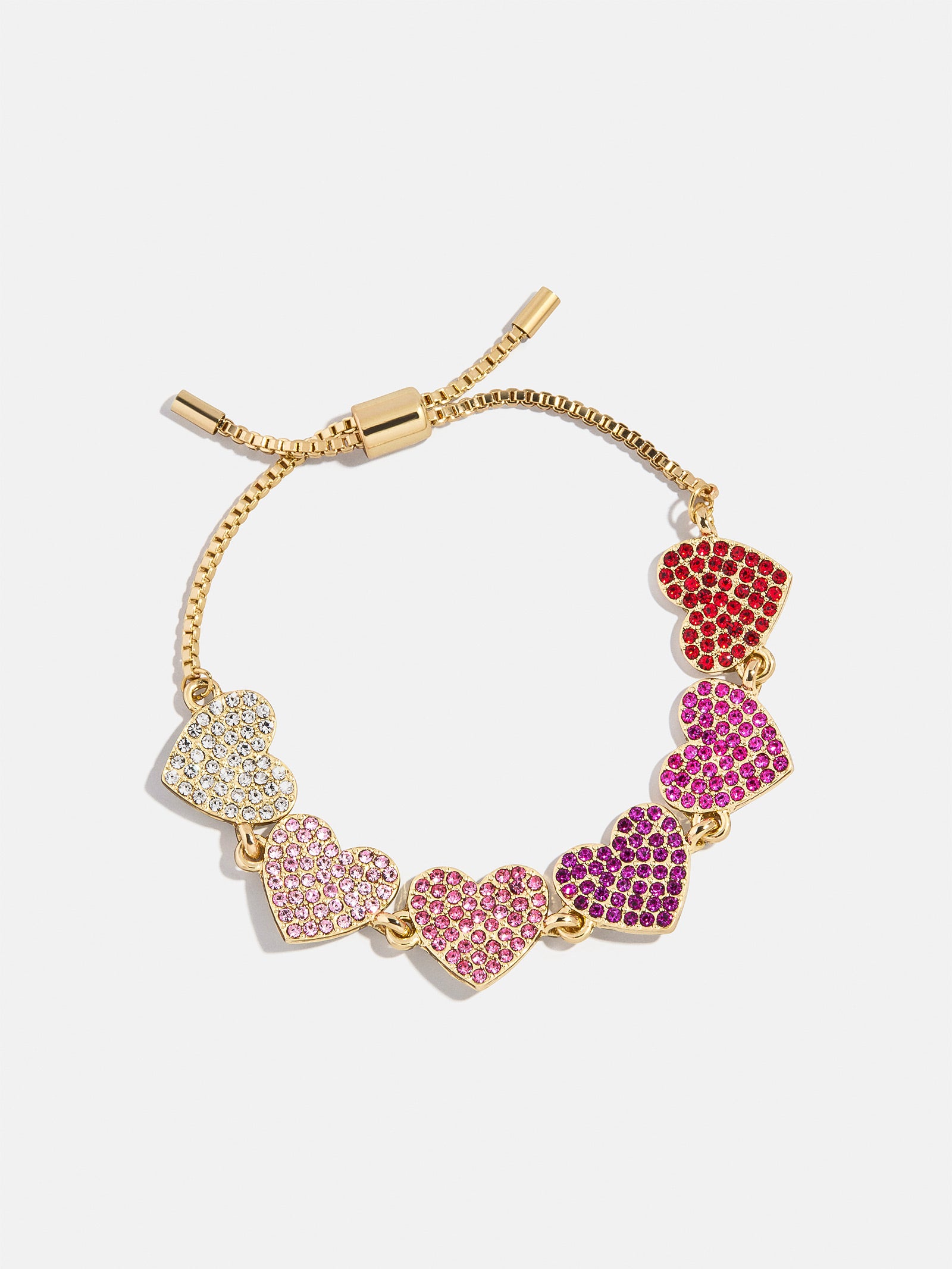 Hearts for Days Kids' Crystal Heart Bracelet - Pink Multi-Blues Comming