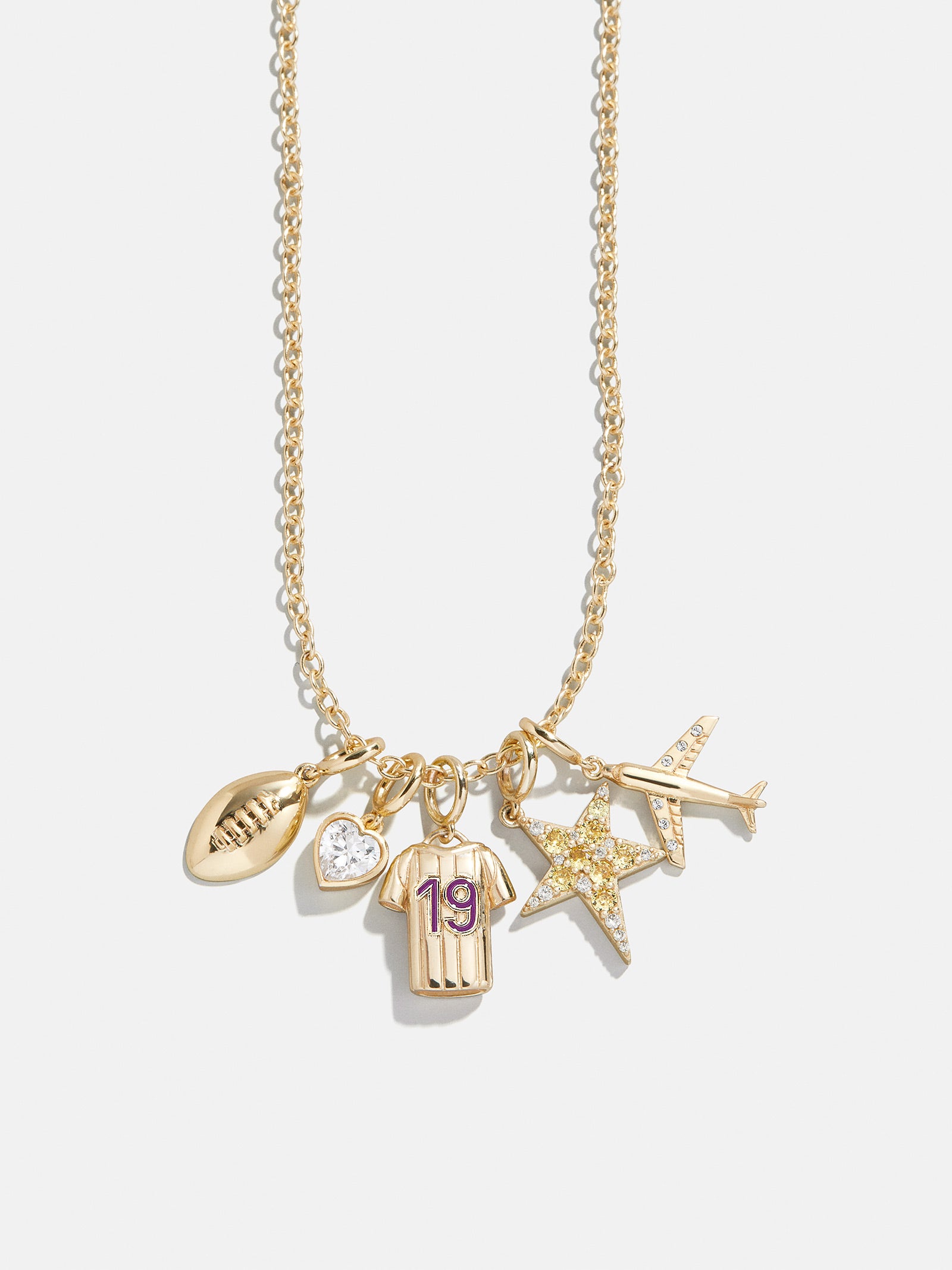 Jersey Custom Cluster Charm - Purple-Blues Comming