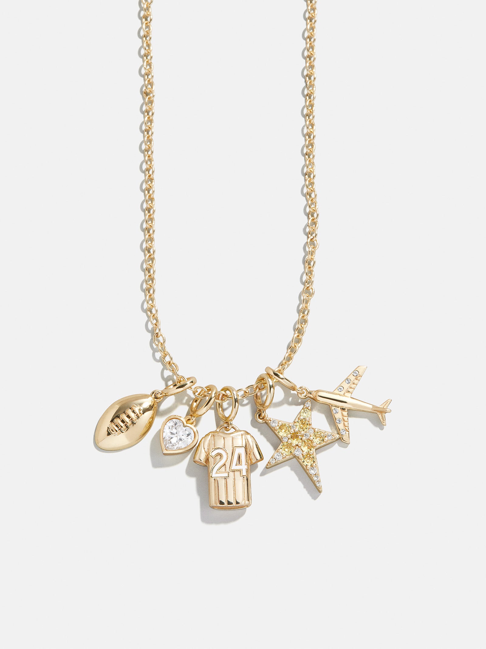 Jersey Custom Cluster Charm - White-Blues Comming