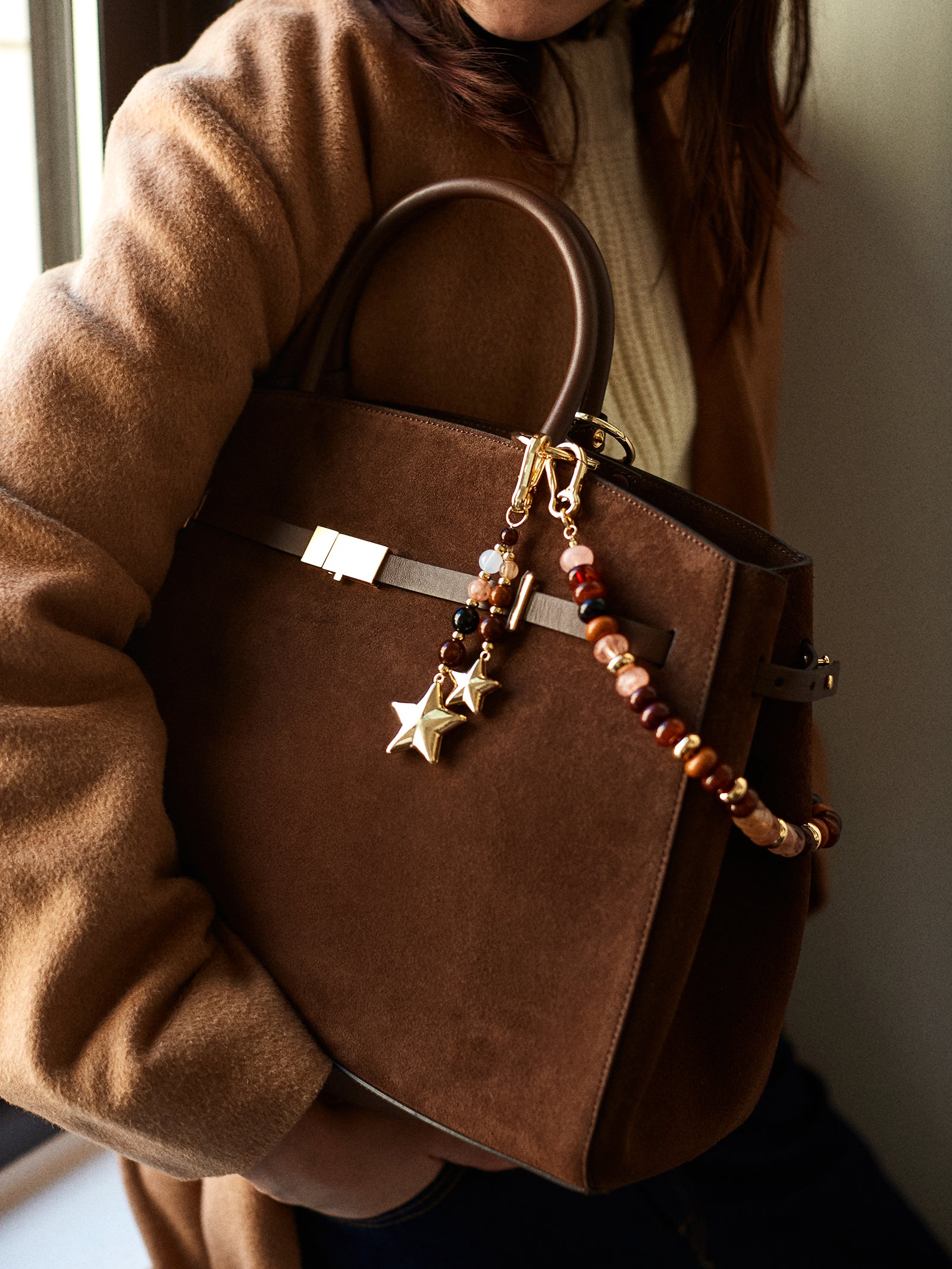 Flying Colors Bag Charm - Earth Tone-Blues Comming