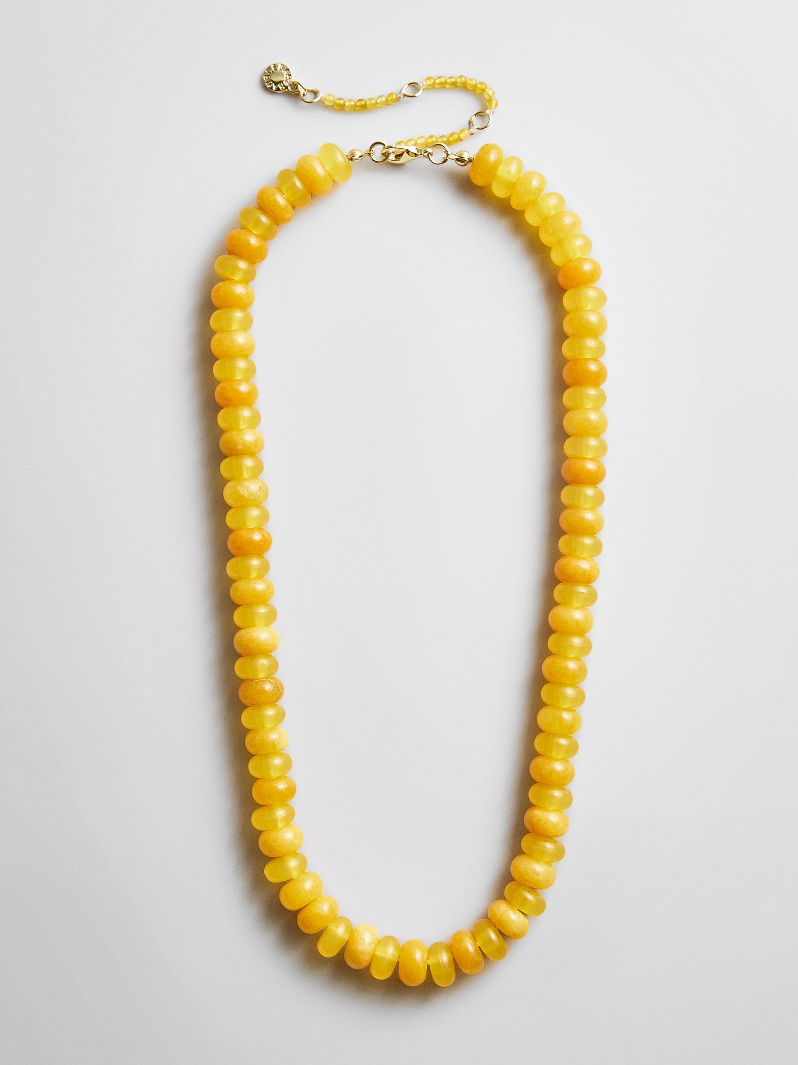 Joyce Semi-Precious Beaded Necklace - Citrine-Blues Comming