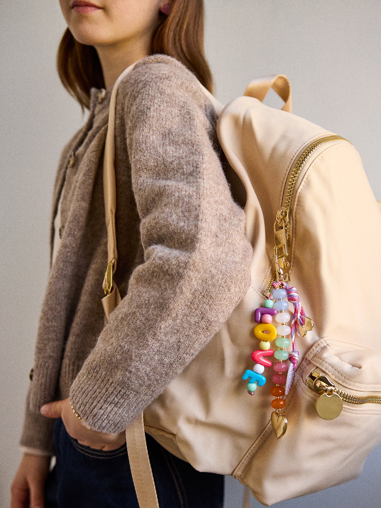 Tug on my Heartstrings Kids' Bag Charm - Multi-Blues Comming