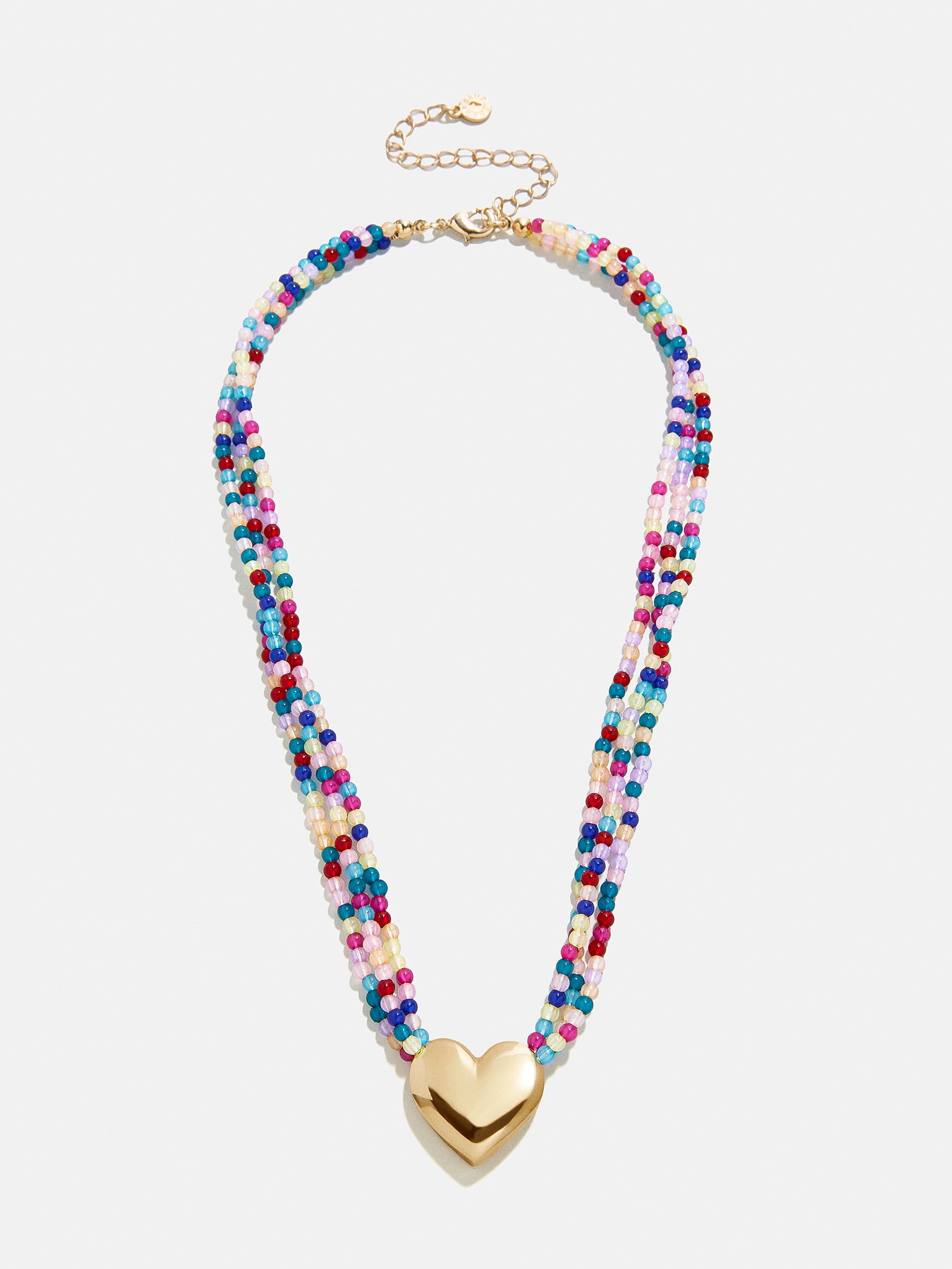 Millie Kids' Bubble Heart Necklace - Gold/Multi-Blues Comming