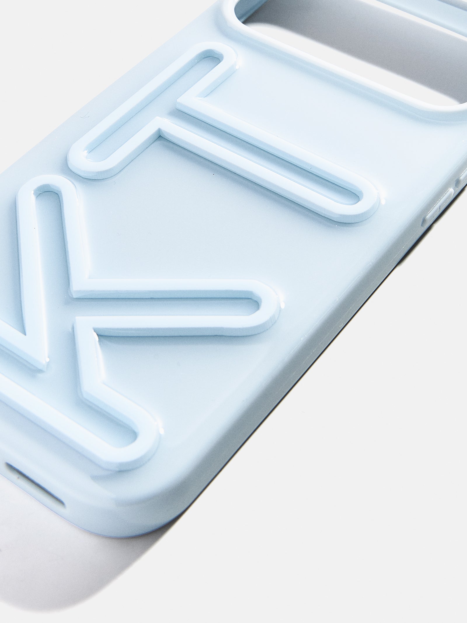 Fine Line Custom iPhone Case - Baby Blue/Baby Blue-Blues Comming