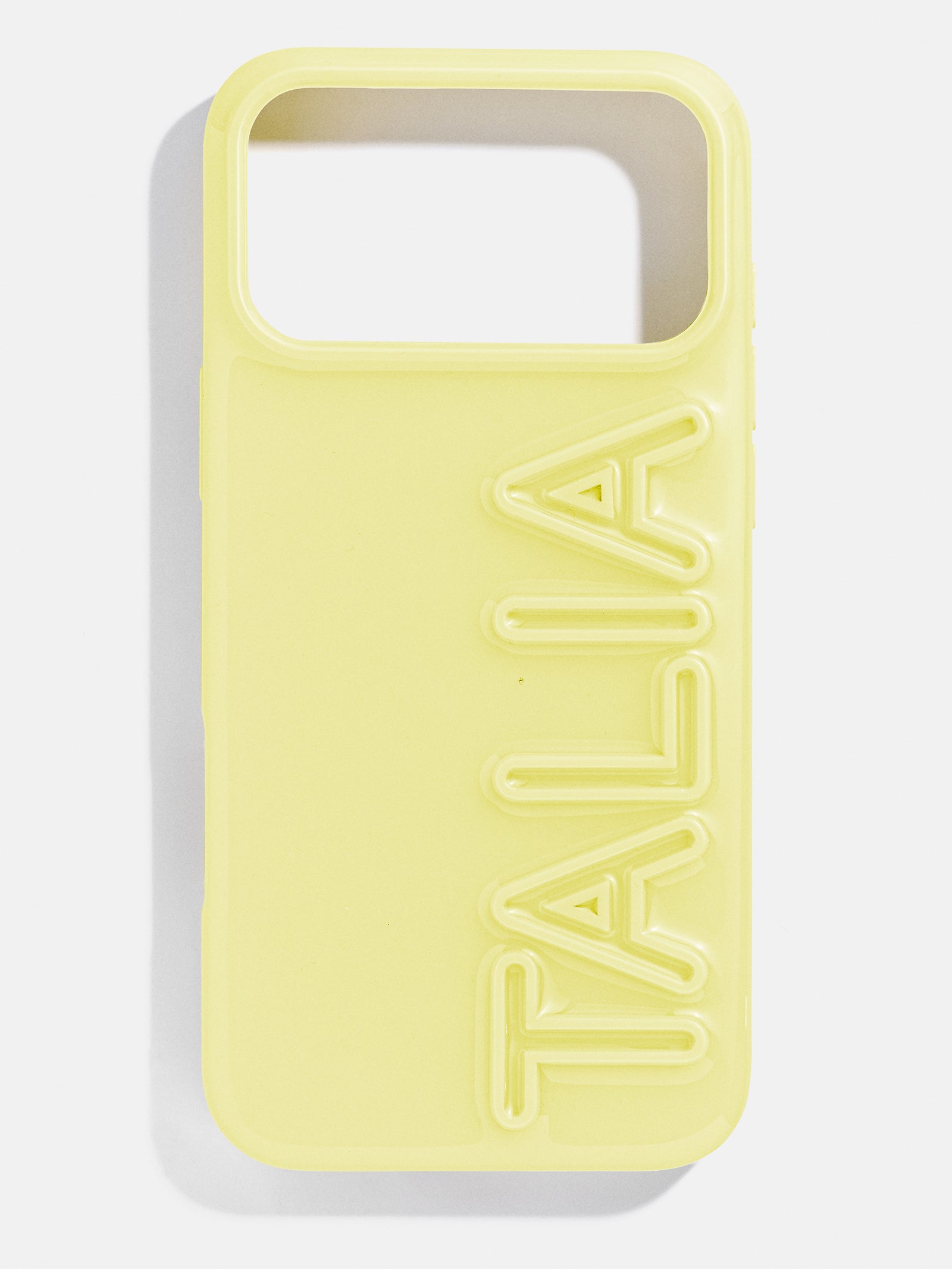 Fine Line Custom iPhone Case - Light Yellow/Light Yellow-Blues Comming