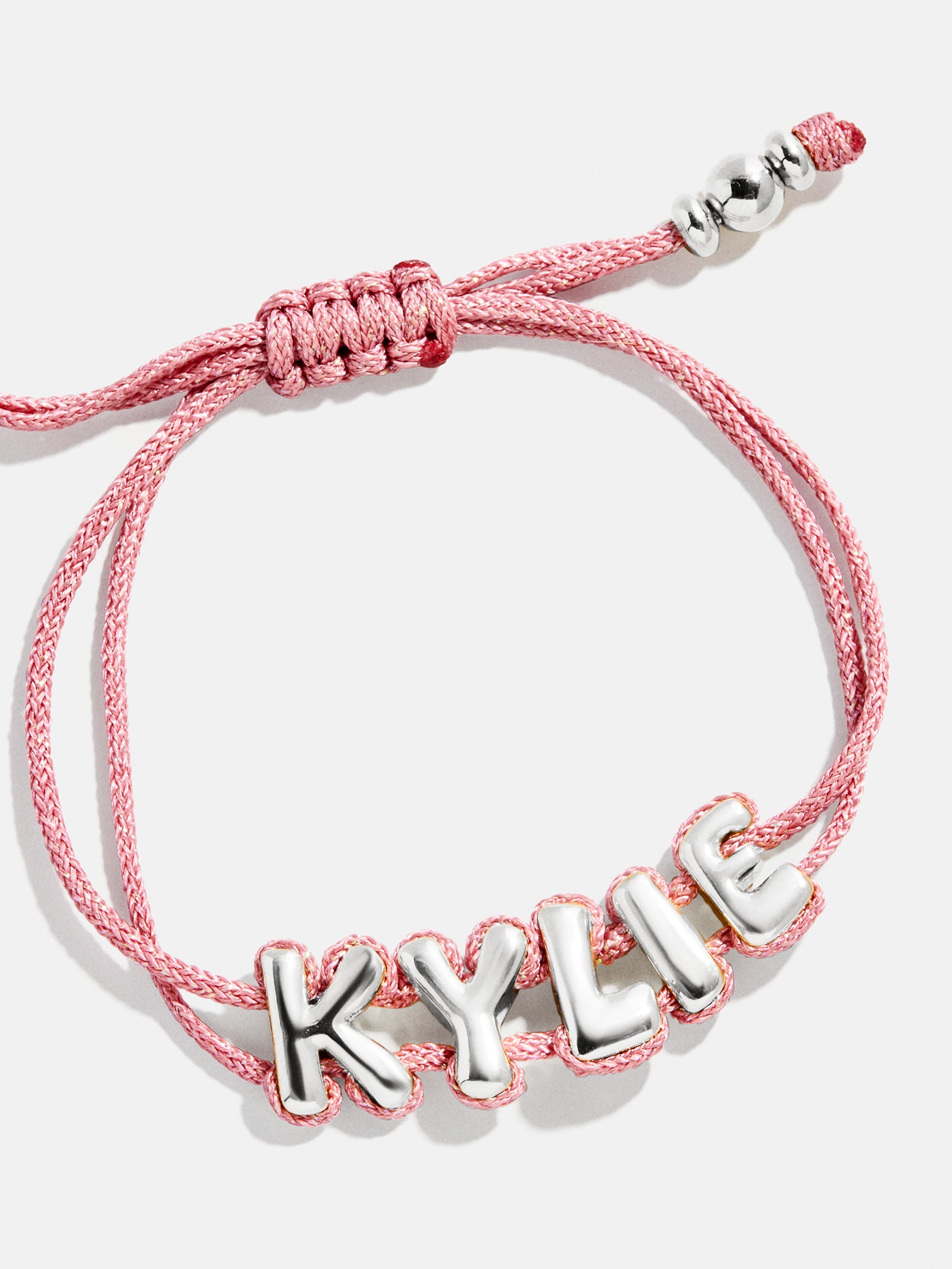 Wrapped Up Bubble Waterproof Custom Metallic Cord Bracelet - Pink-Blues Comming