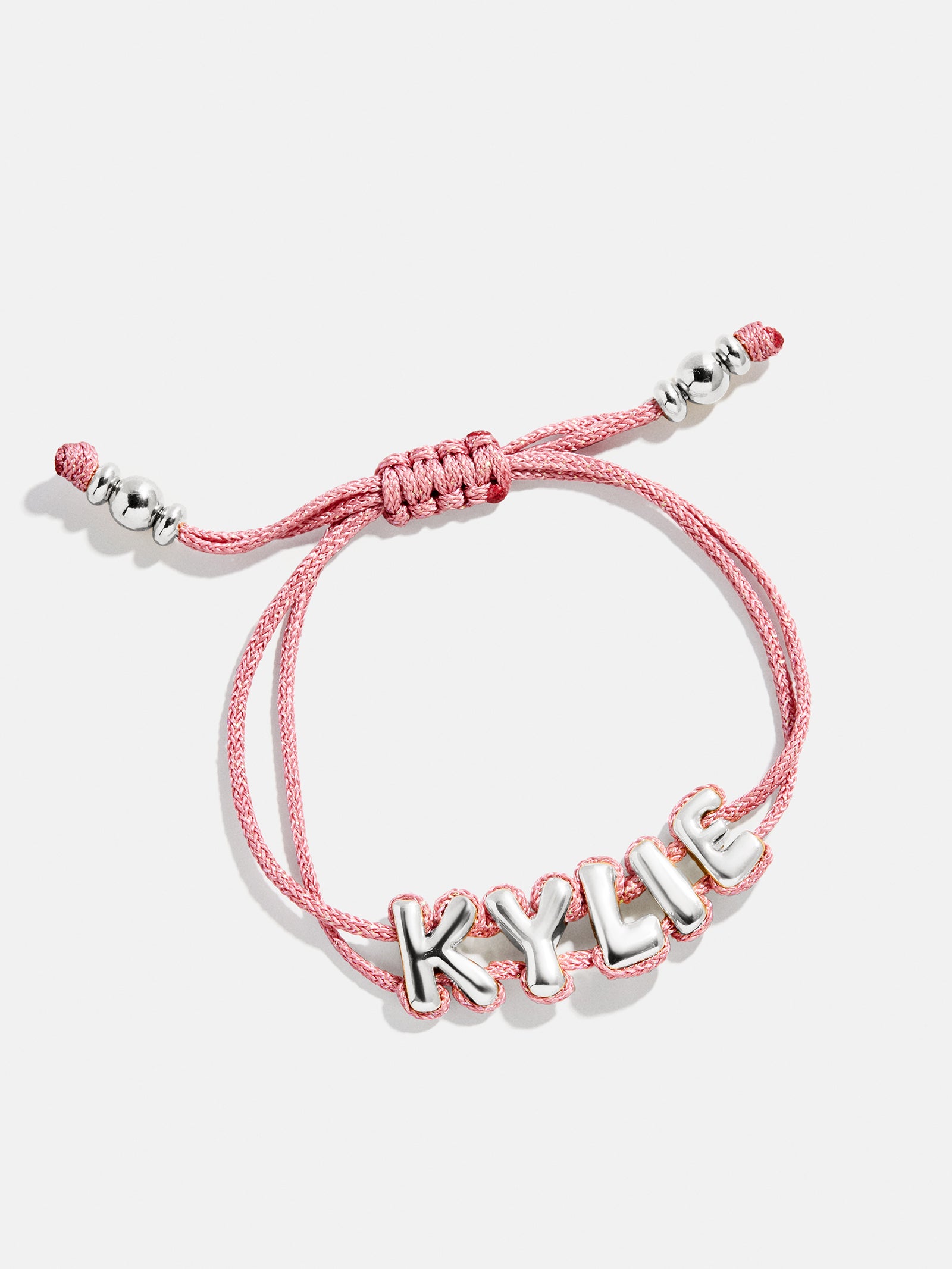Wrapped Up Bubble Waterproof Custom Metallic Cord Bracelet - Pink-Blues Comming