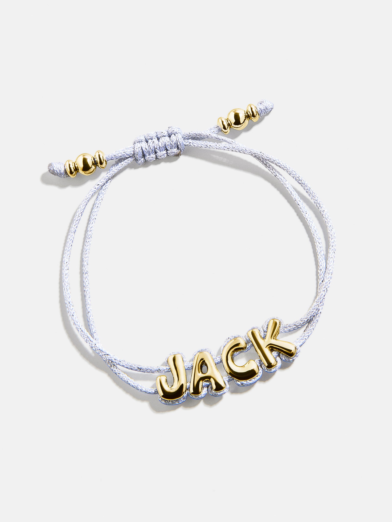 Wrapped Up Bubble Waterproof Custom Metallic Cord Bracelet - Silver-Blues Comming