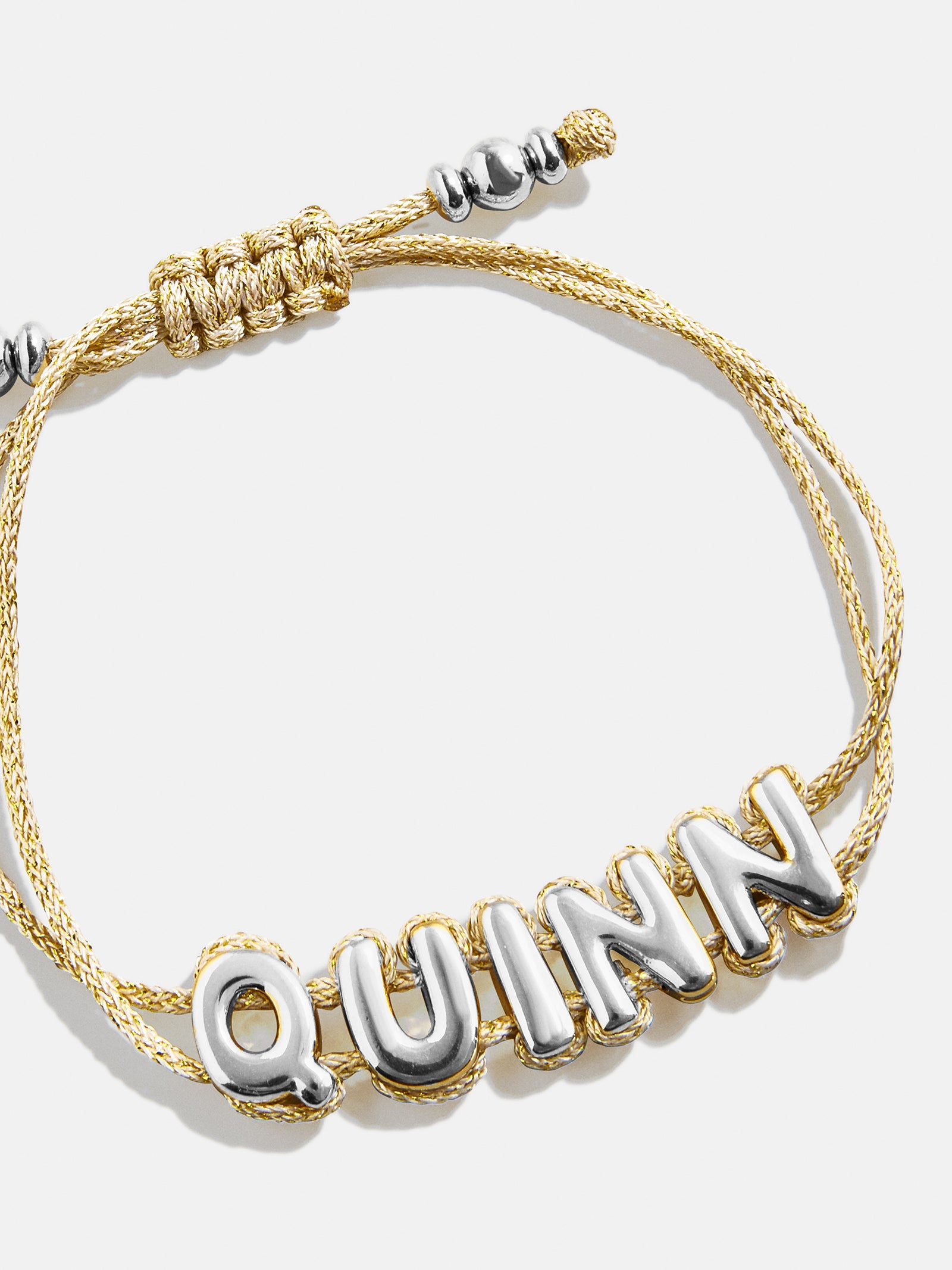 Wrapped Up Bubble Waterproof Custom Cord Bracelet - Gold-Blues Comming