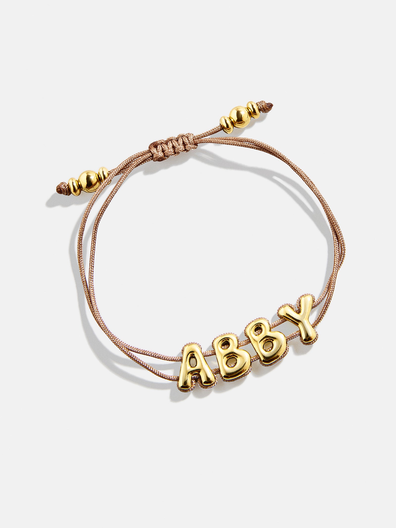 Wrapped Up Bubble Waterproof Custom Cord Bracelet - Light Brown-Blues Comming