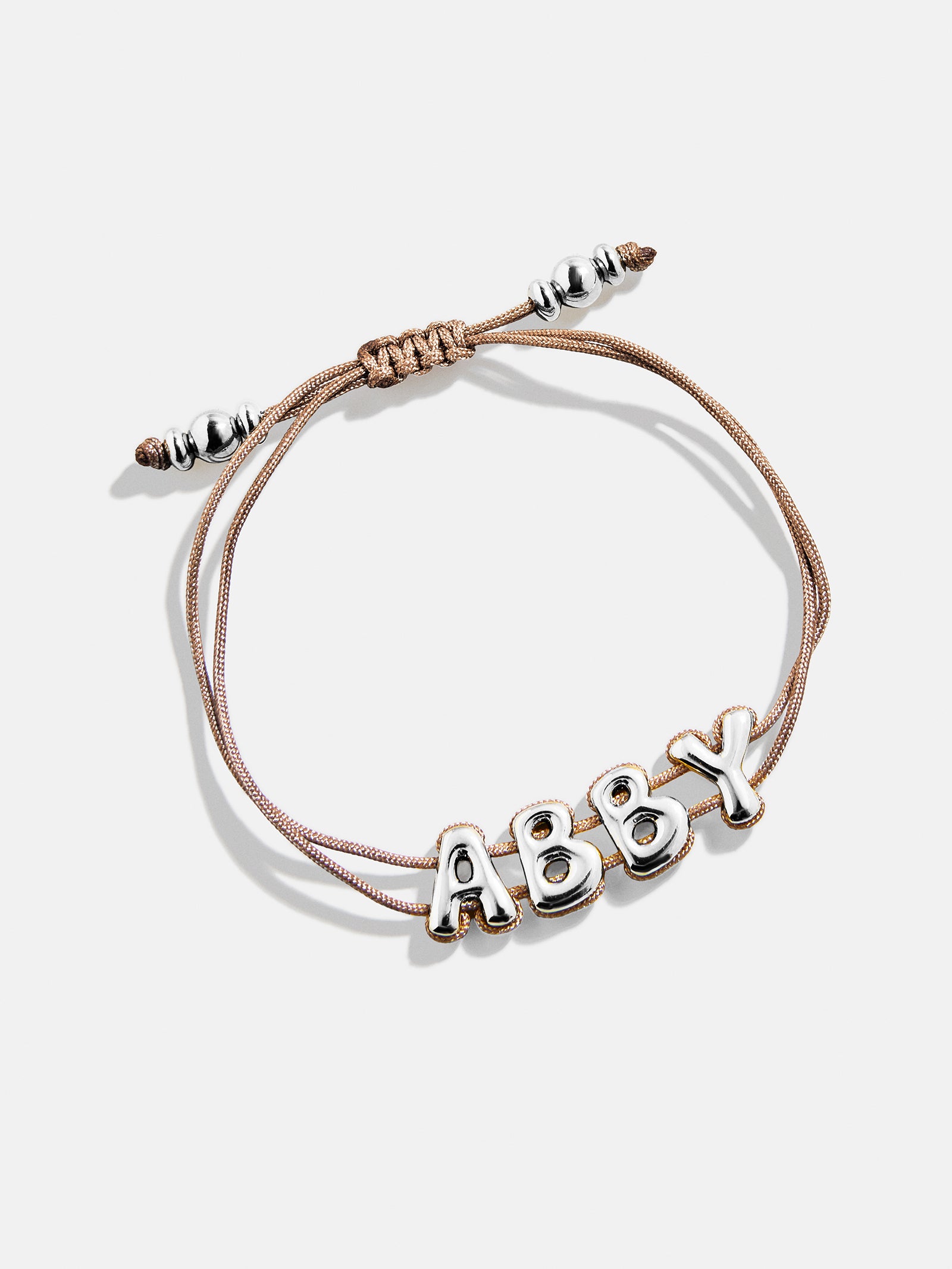 Wrapped Up Bubble Waterproof Custom Cord Bracelet - Light Brown-Blues Comming