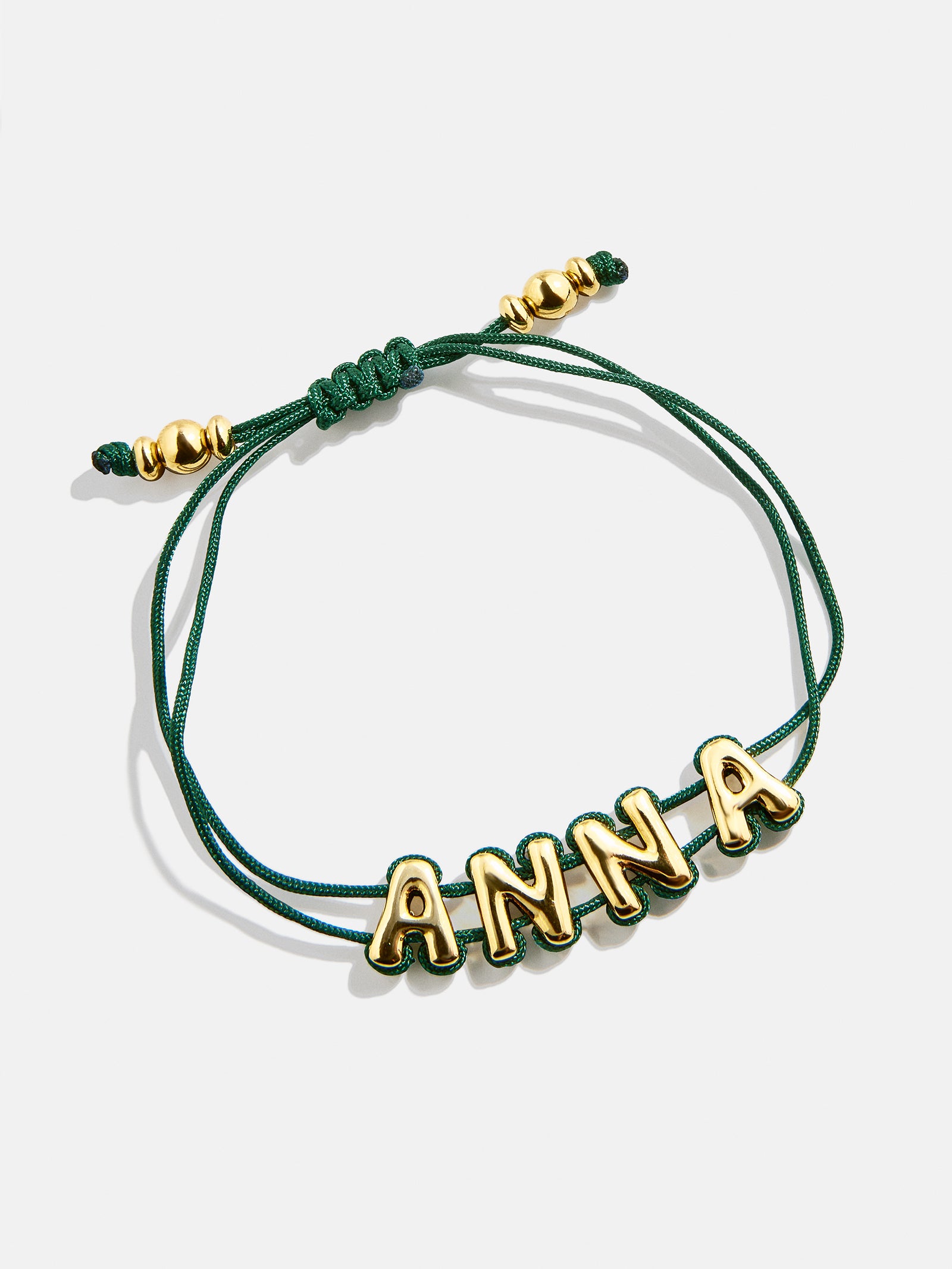 Wrapped Up Bubble Waterproof Custom Cord Bracelet - Dark Green-Blues Comming