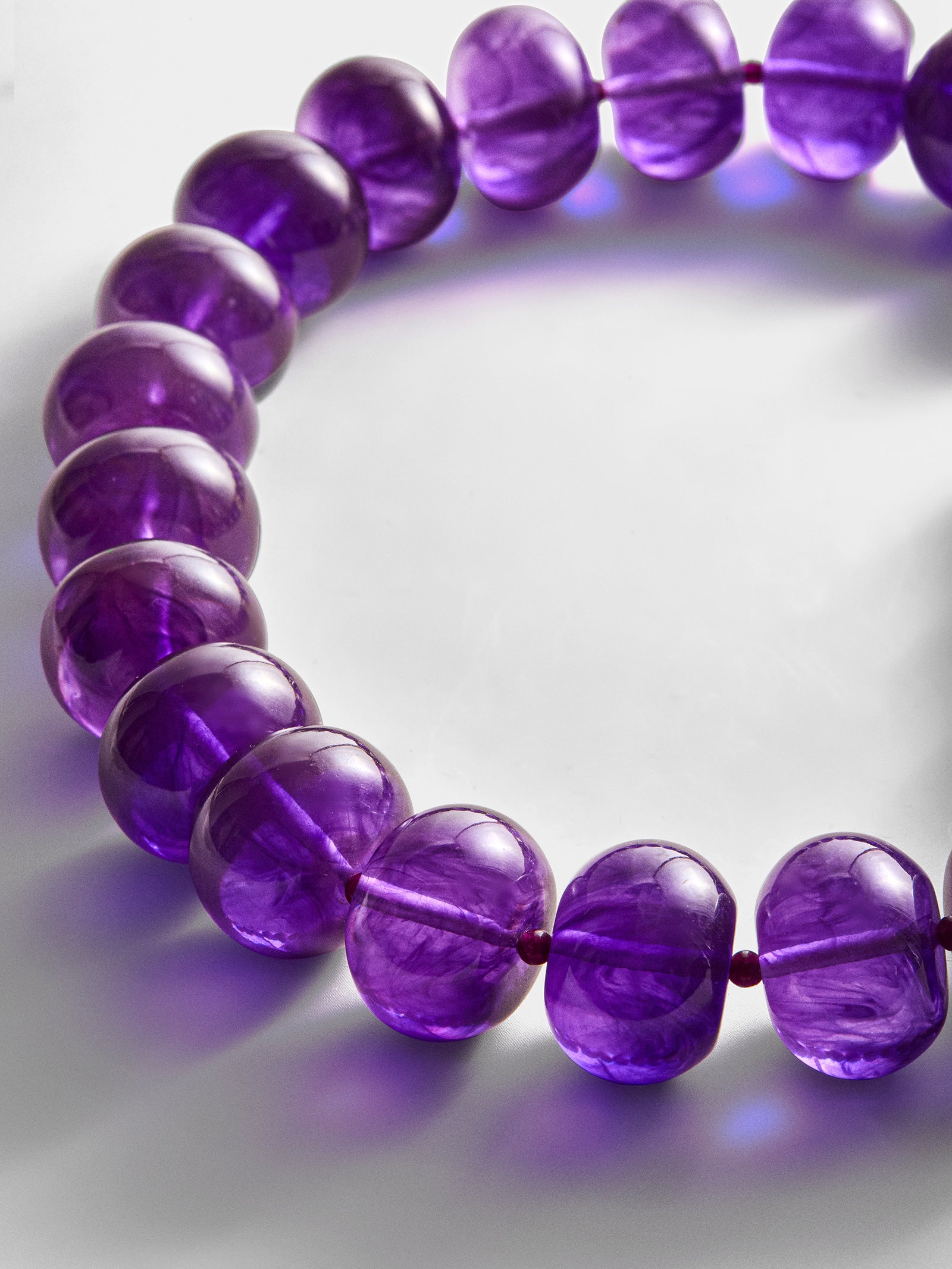 Joan Semi-Precious Necklace - Amethyst-Blues Comming