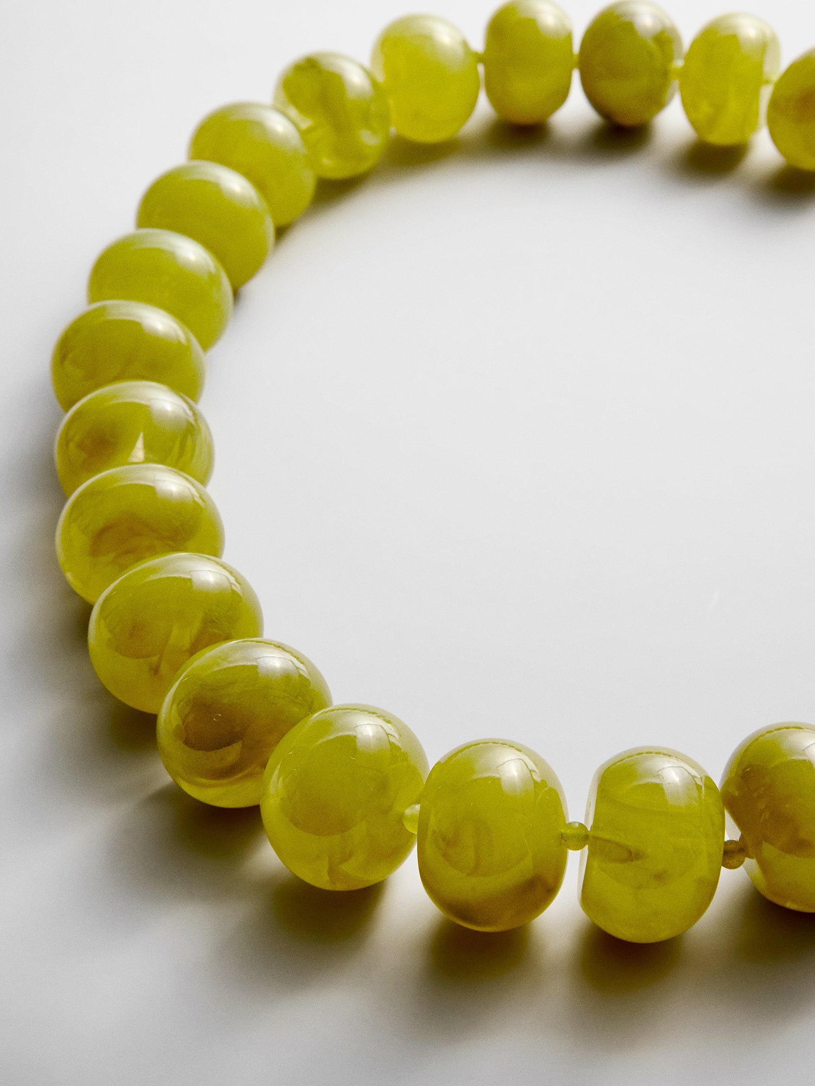 Joan Semi-Precious Necklace - Olive-Blues Comming