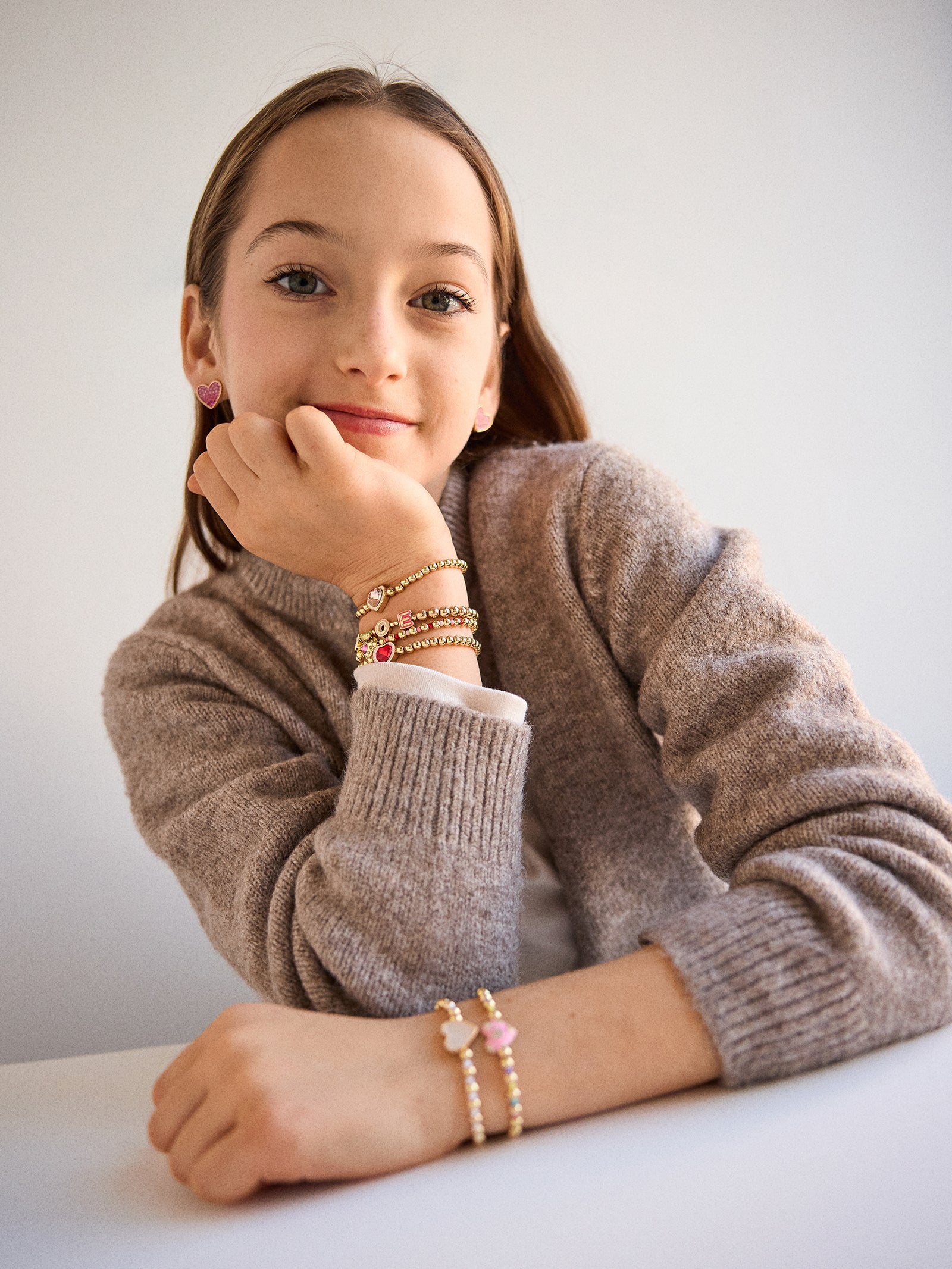 Love Stack Kids' Heart Bracelet Set - Heart-Blues Comming