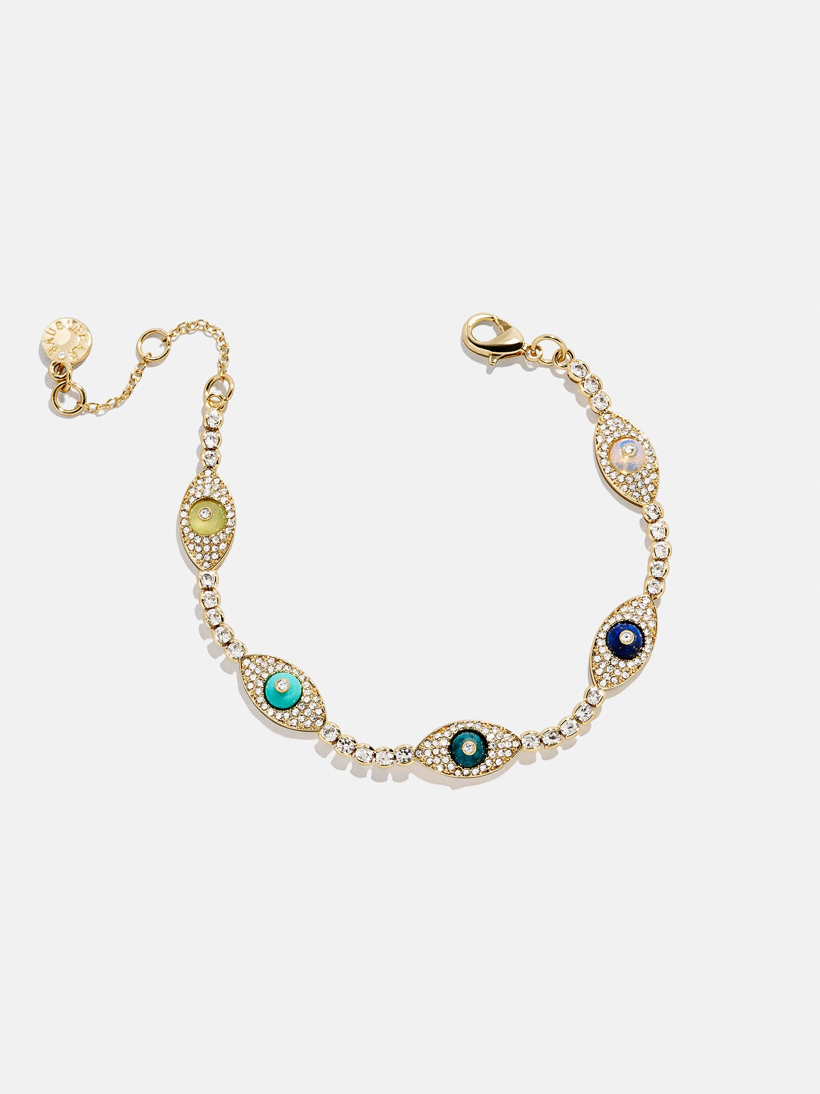 Iris Evil Eye Tennis Bracelet - Gold/Blue-Blues Comming