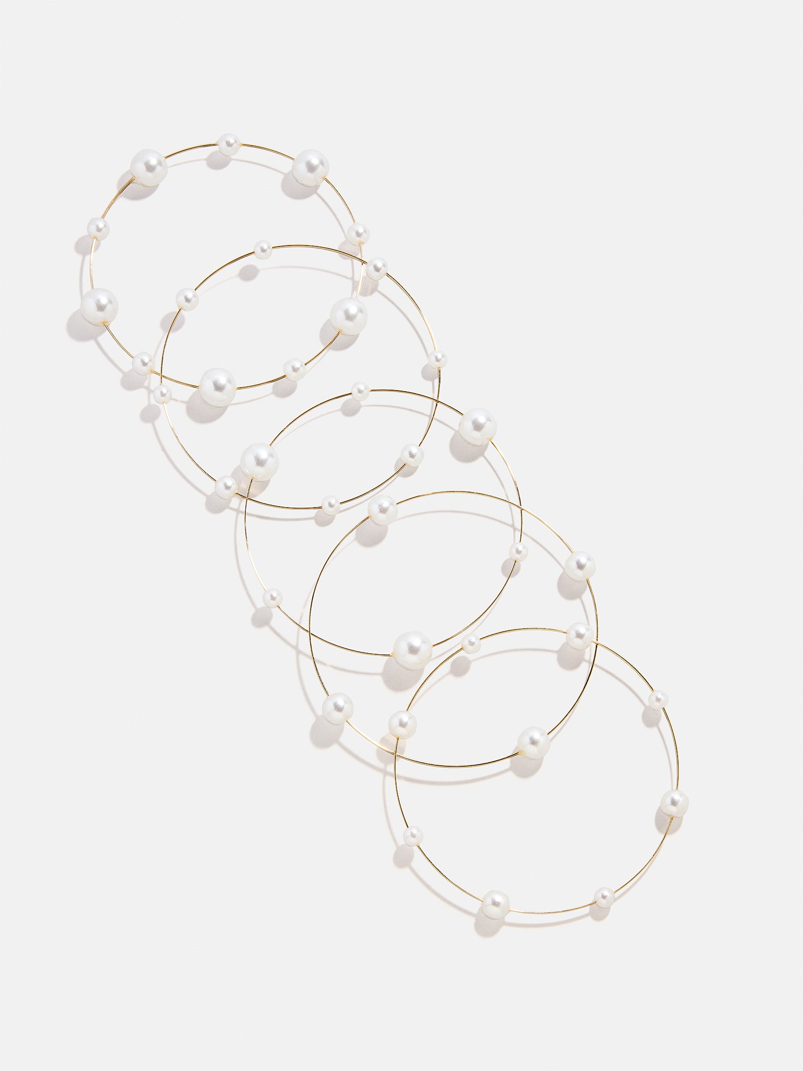 Blair Pearl Bracelet Set - Gold/Pearl-Blues Comming