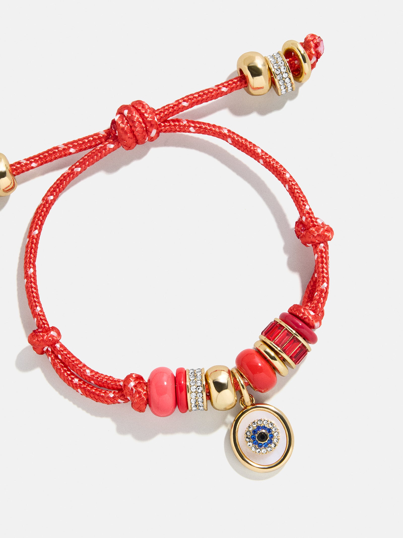 Eye Candy Evil Eye Paracord Bracelet - Red-Blues Comming