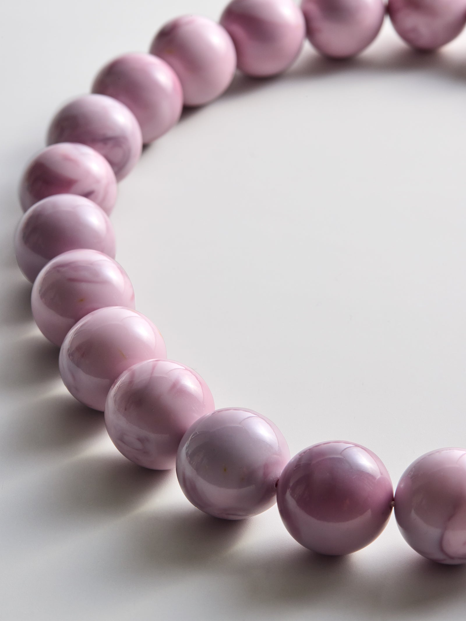 Jane Beaded Necklace - Smoky Rose Quartz-Blues Comming