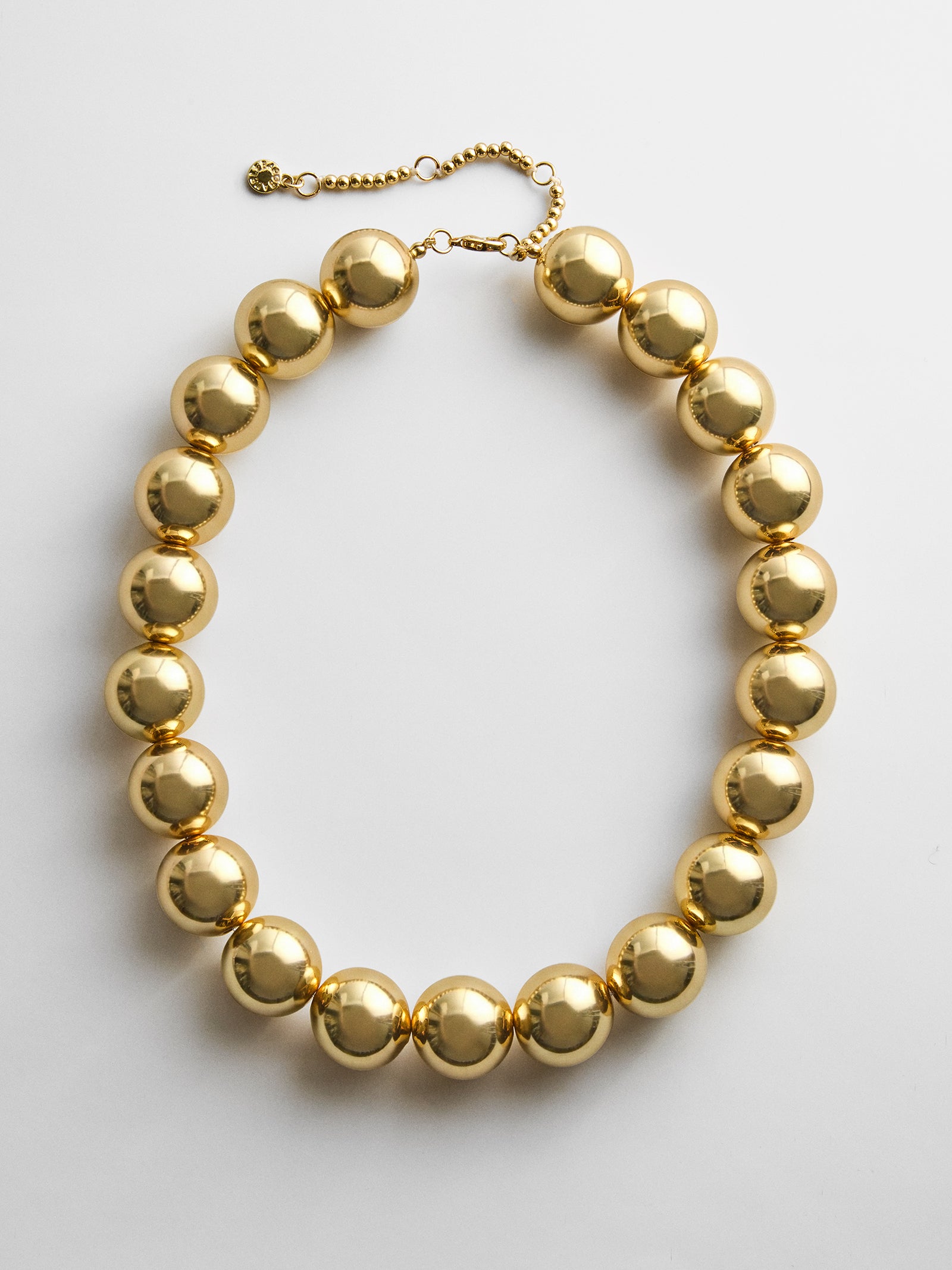 Jane Beaded Necklace - Gold-Blues Comming