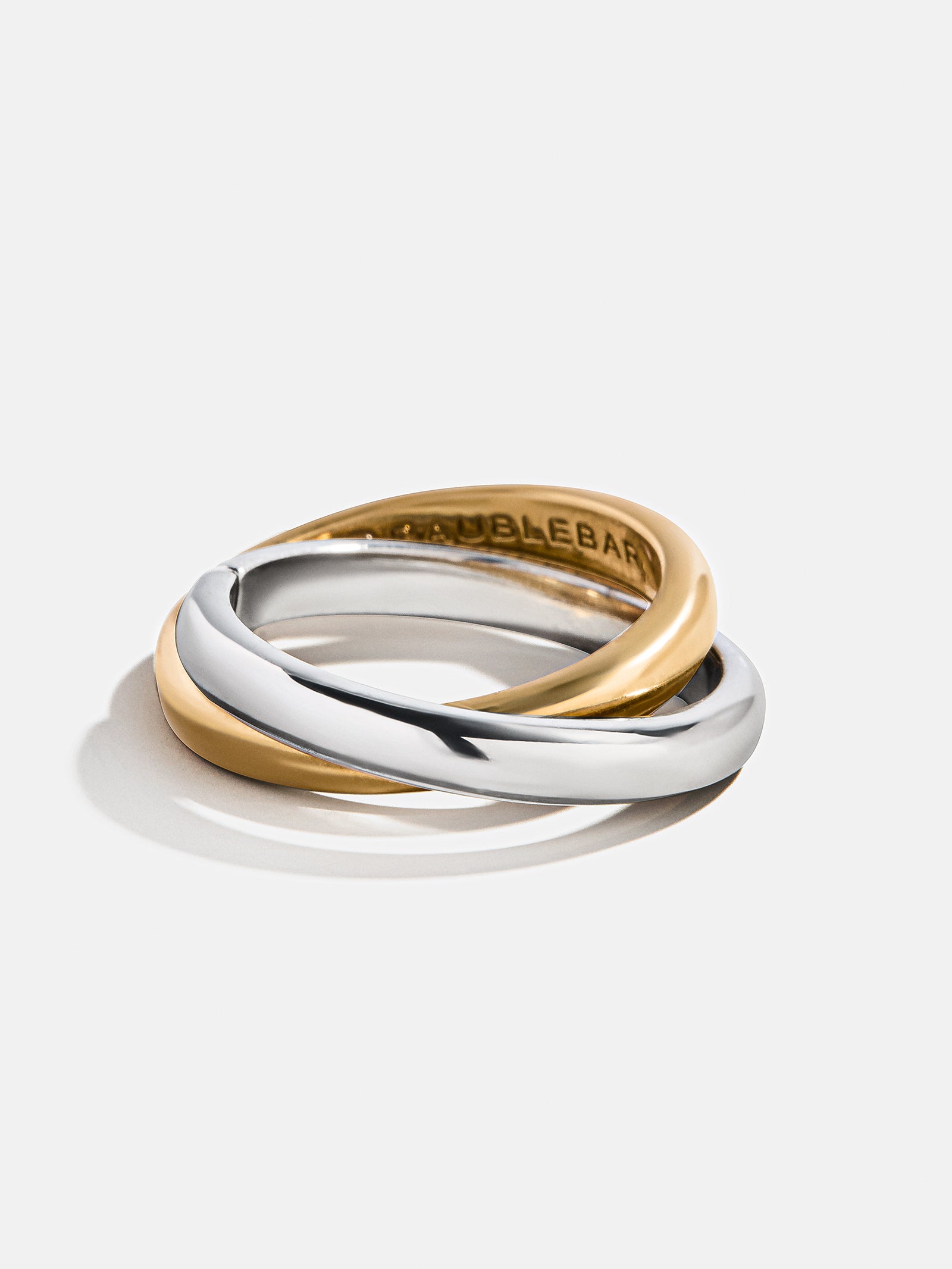 Melanie Waterproof Criss-Cross Ring - Gold/Silver-Blues Comming