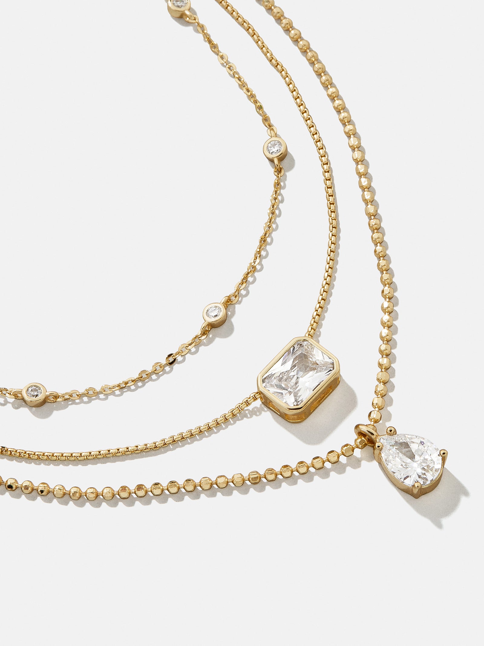 Jenna 14K Gold Layered Necklace - Jenna 14K Gold Layered Necklace-Blues Comming