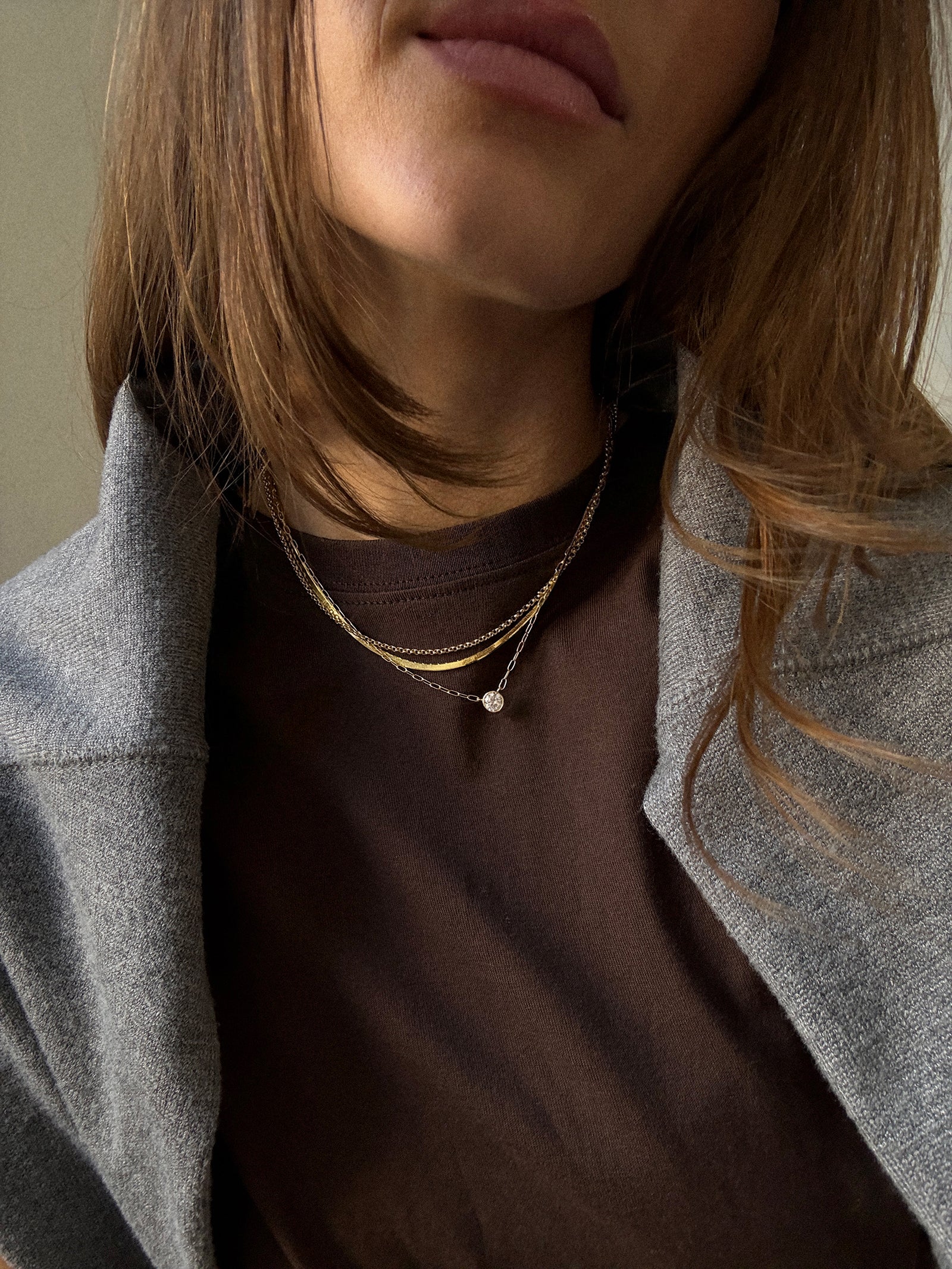 Kendall 14K Gold Layered Necklace - Kendall 14K Gold Layered Necklace-Blues Comming