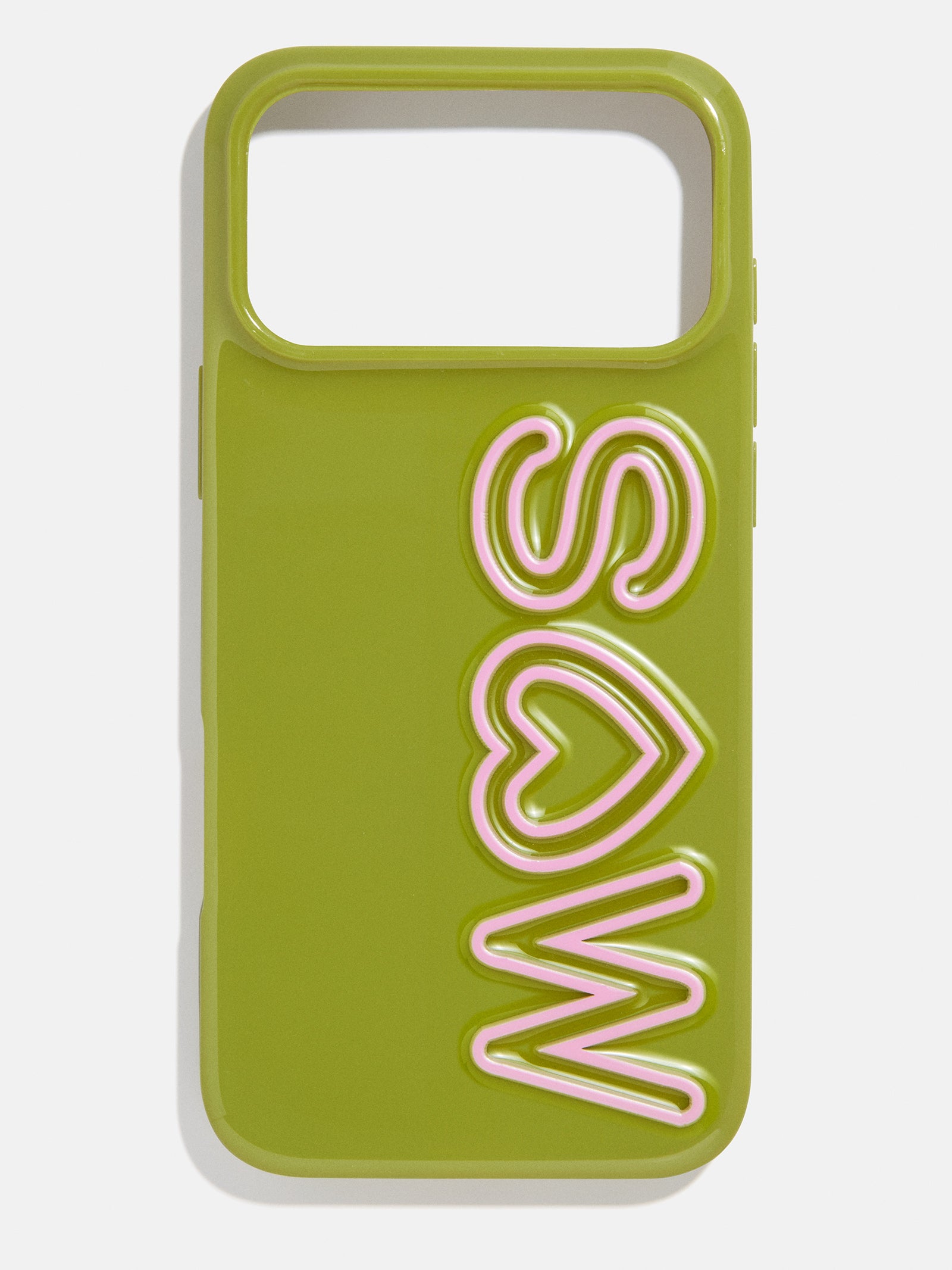 Fine Line Custom iPhone Case - Olive Green/Light Pink-Blues Comming