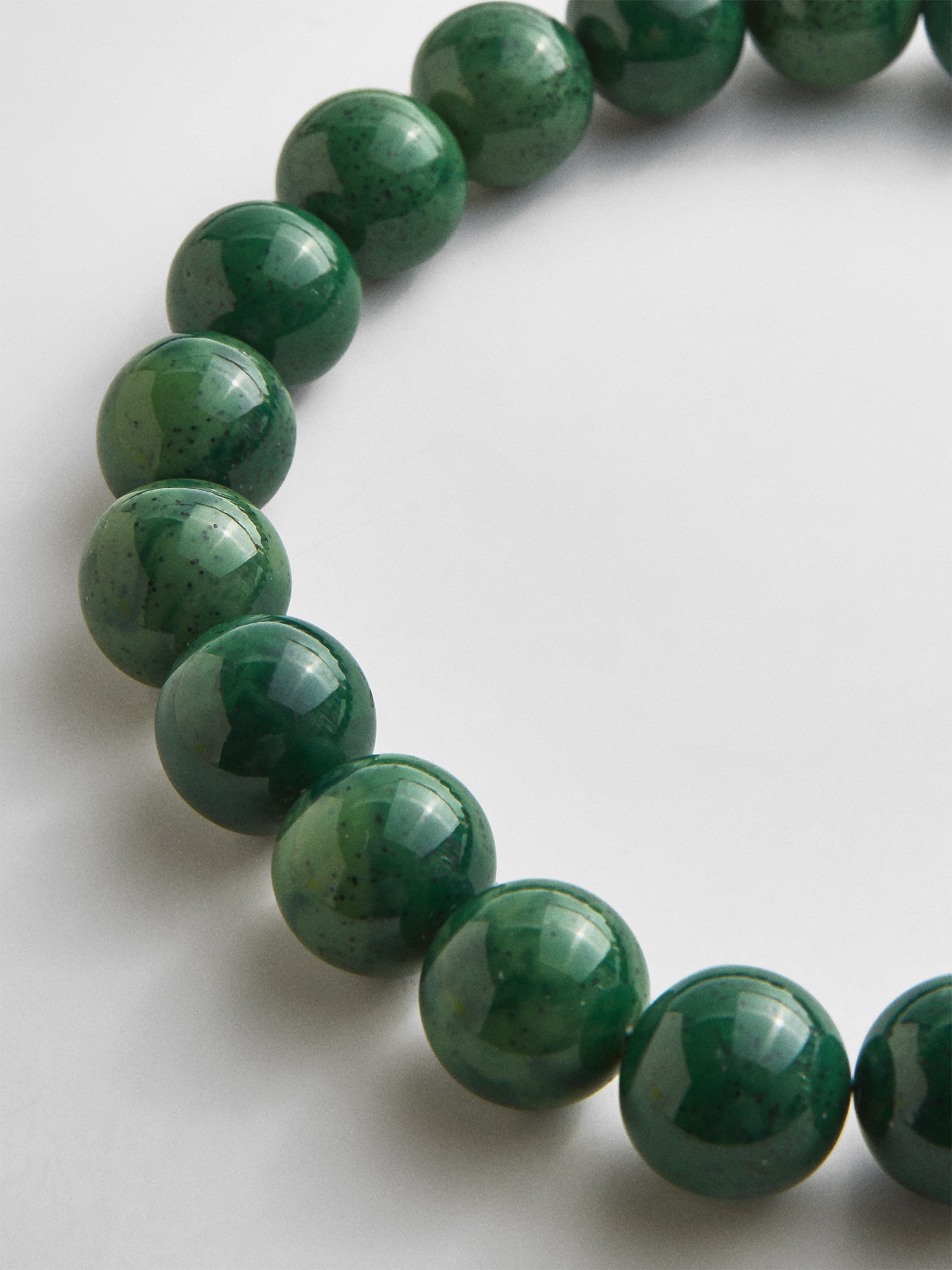 Jane Beaded Necklace - Smoky Malachite-Blues Comming